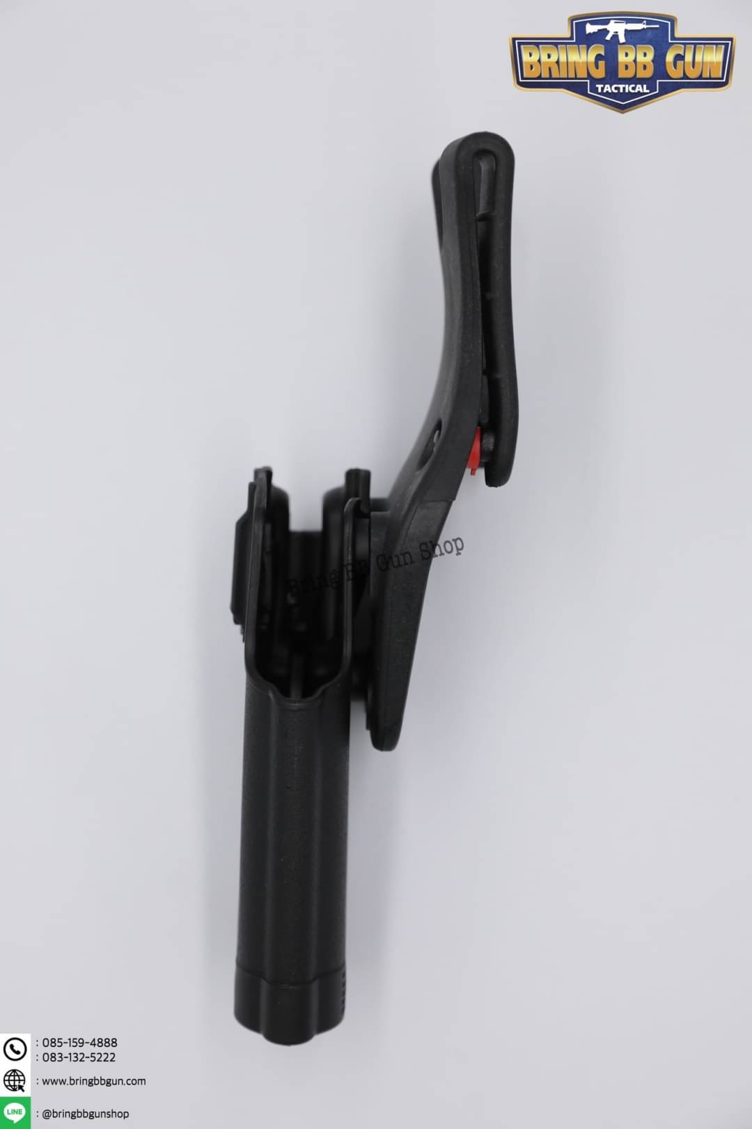 ซองปืนพกนอก + เพลทลดต่ำ ยี่ห้อ Black Hawk