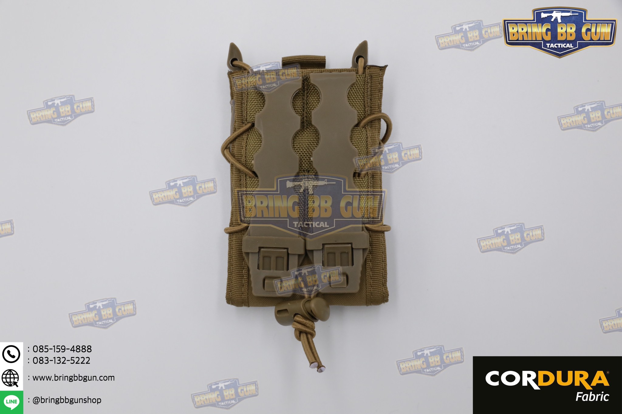 เพ้าแม็กกาซีน ทรง Tiger รุ่น 5.56 (ซองแม็กกาซีนเดี่ยวทรง TACO) (Tiger Type 5.56) (Tiger Type 5.56 Magazine Pouch) (Magazine Pouch)