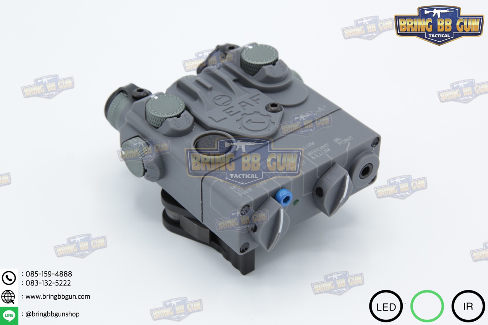 กล่องANPEQ-15A รุ่น DBAL-A2 บอดี้พลาสติก (Dual Beam Aiming Laser - Advanced2)
