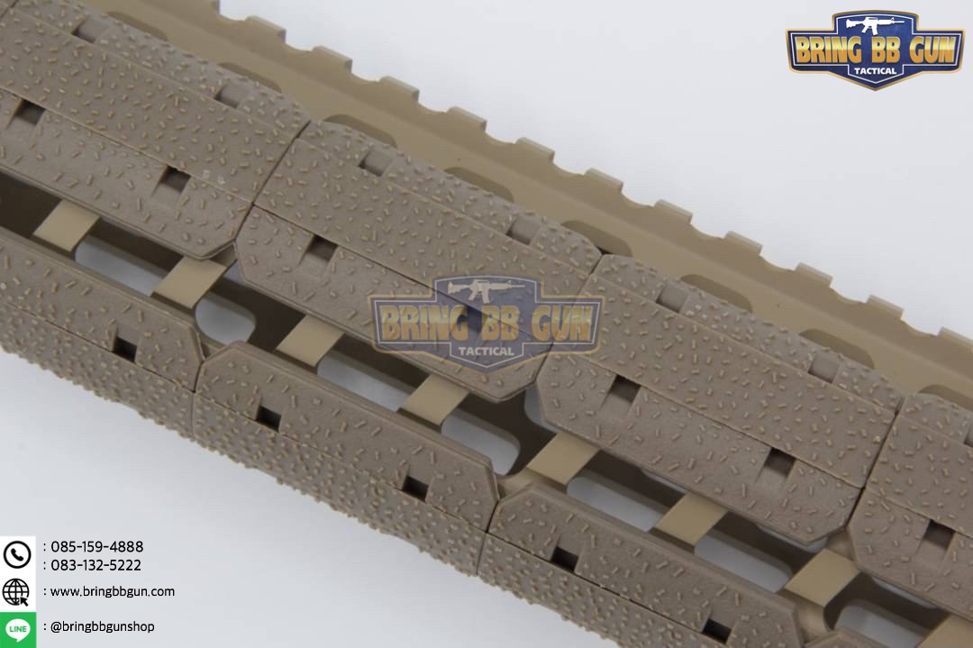 Rail Cover M-Lok Type 2 (ใน1ชุดมี12ชิ้น)(ใช้ได้กับชุดหน้าระบบราง M-Lok เท่านั้น)