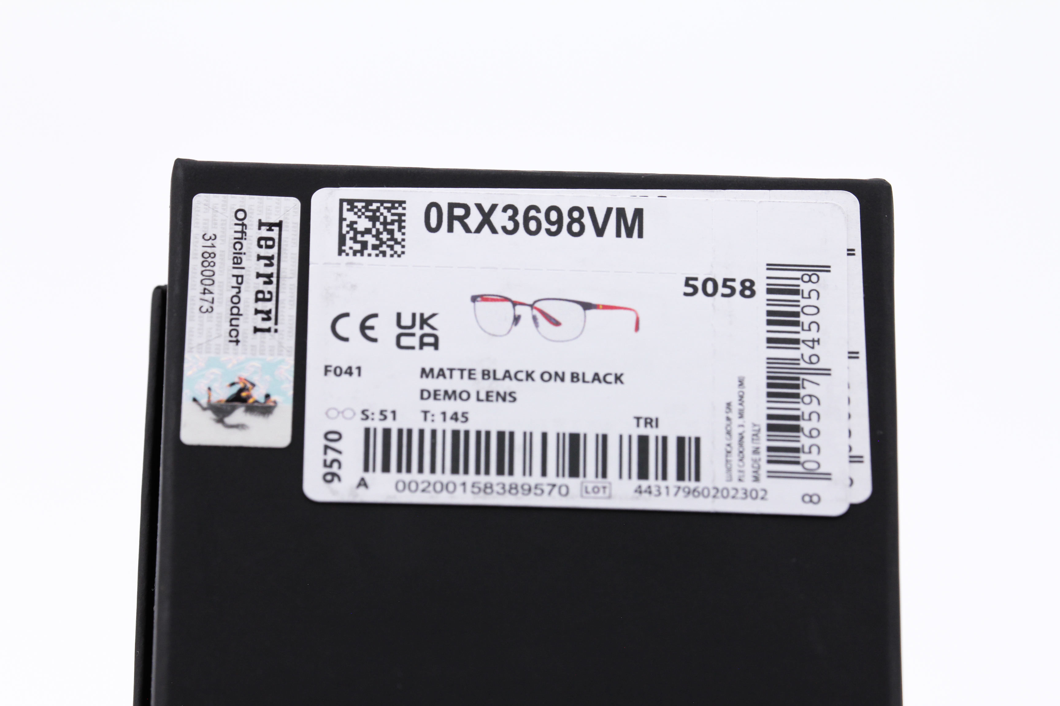 RayBan Ferrari Collection RX3698VM F041