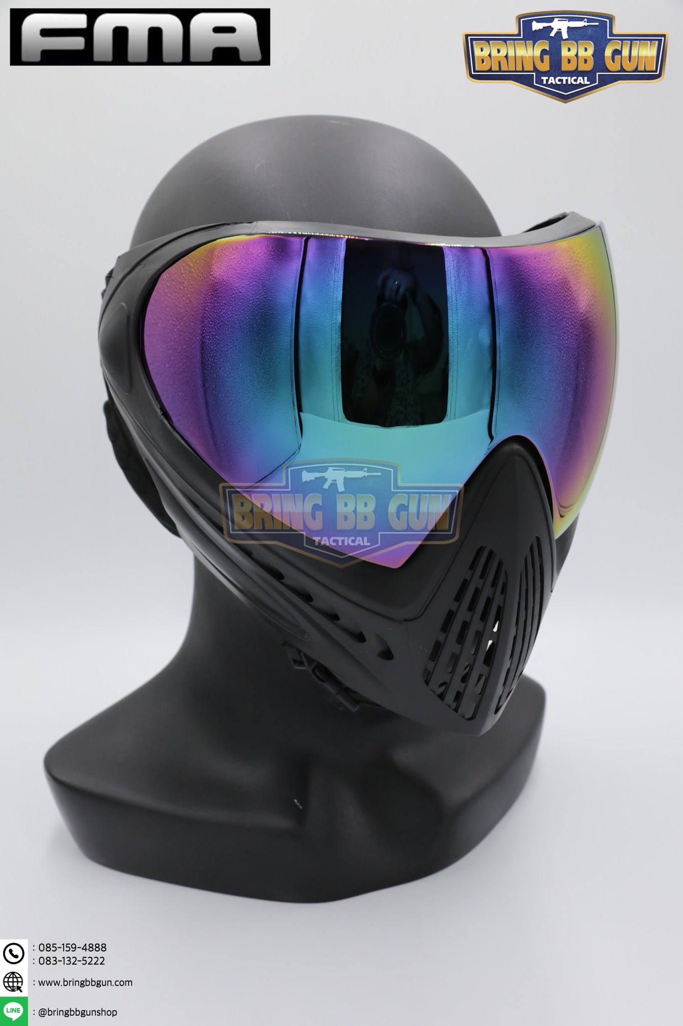 เลนส์หน้ากาก F1 ยี่ห้อ FMA รุ่น เลนส์1ชั้น