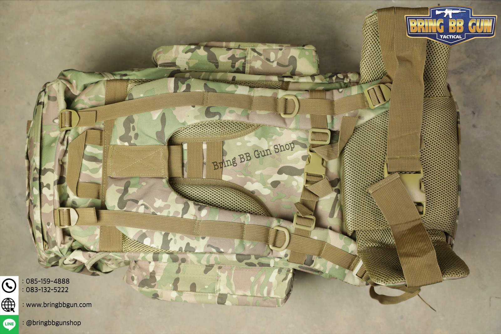 กระเป๋าเป้ รุ่นโครงเหล็ก