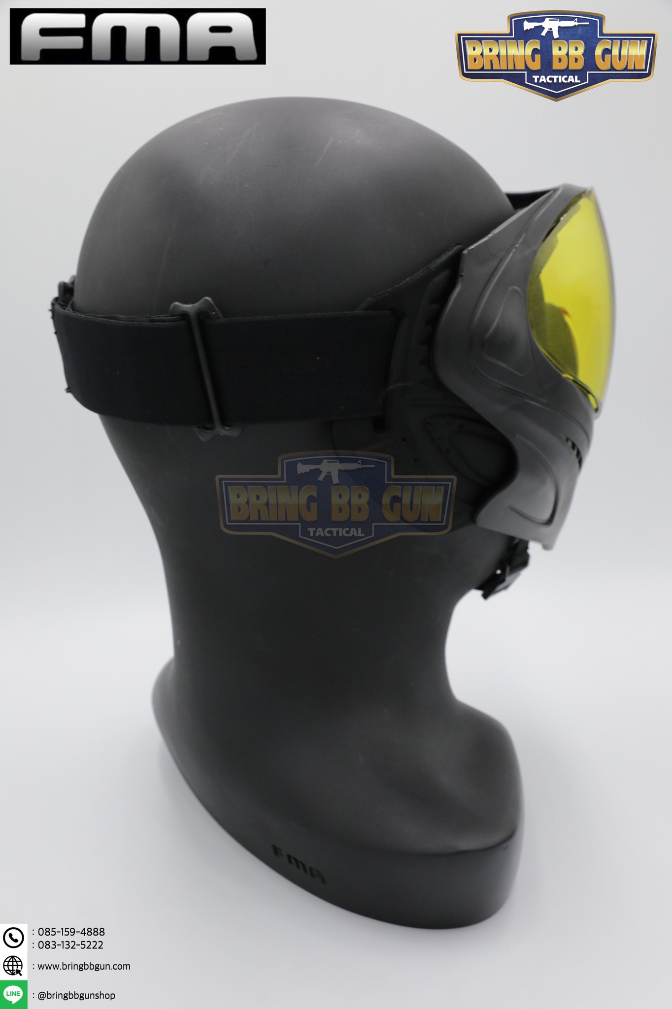 หน้ากาก F1 ยี่ห้อ FMA รุ่น เลนส์ 1 ชั้น