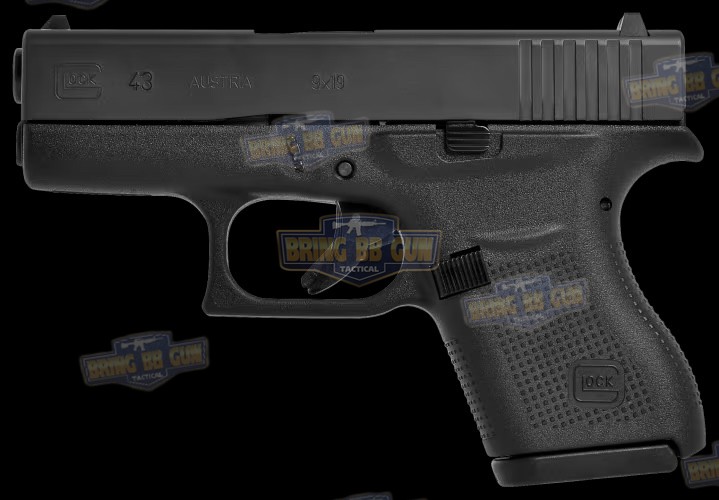 ส้นแม็กกาซีน Glock 43 (ตูดแม็กกาซีน) (Extended Magazine)