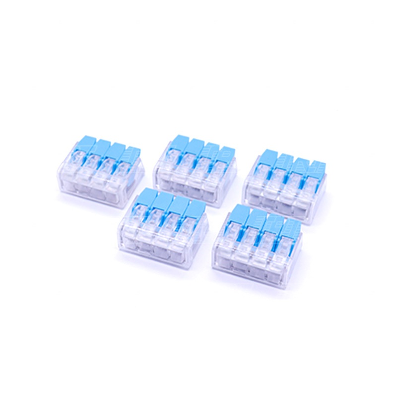 ขั้วต่อสายไฟ 4P | ขนาด 0.14-4 mm. | 450V | PCT-414 | มี 2 สี | สีน้ำเงิน สีส้ม | 5ชิ้นต่อแพ็ค