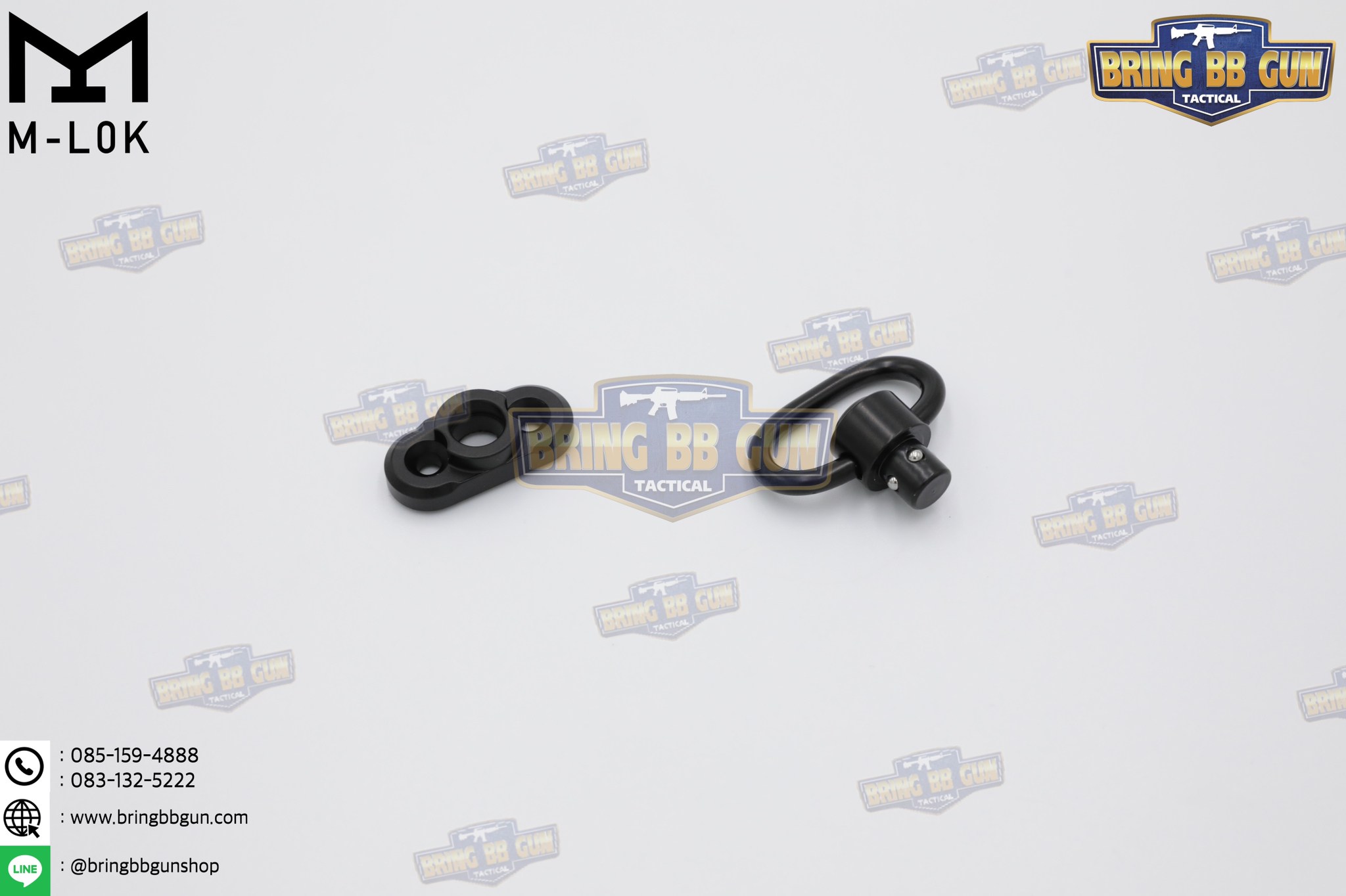 แป้นหูกวินจับราง M-Lok + หูกวิน (ชุดหูกระวินปลดไว ราง M-Lok) (System Quick Demolition) (ใช้ได้กับชุดหน้าระบบราง M-Lok เท่านั้น)