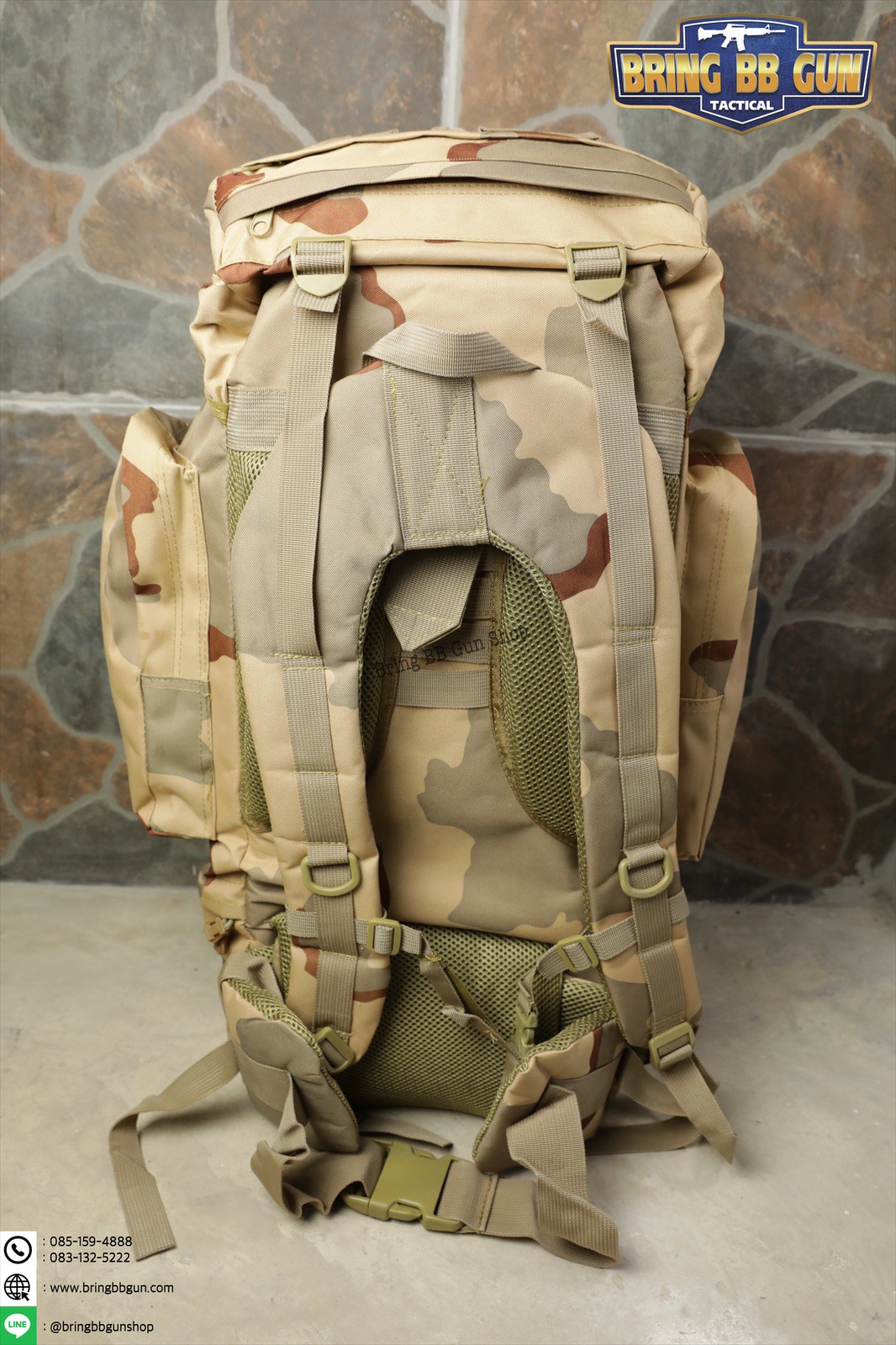 กระเป๋าเป้ รุ่นโครงเหล็ก