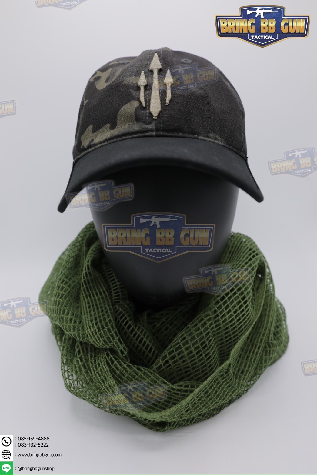 ผ้าพันคอแบบตาข่าย