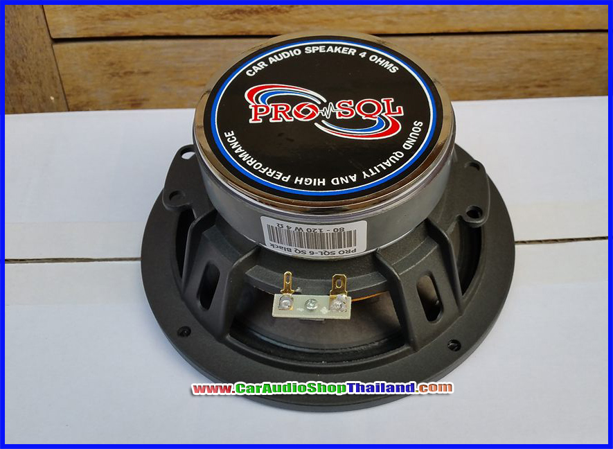 ลำโพงเสียงกลาง 6.5 นิ้ว PRO SQL 6 SQ BLACK