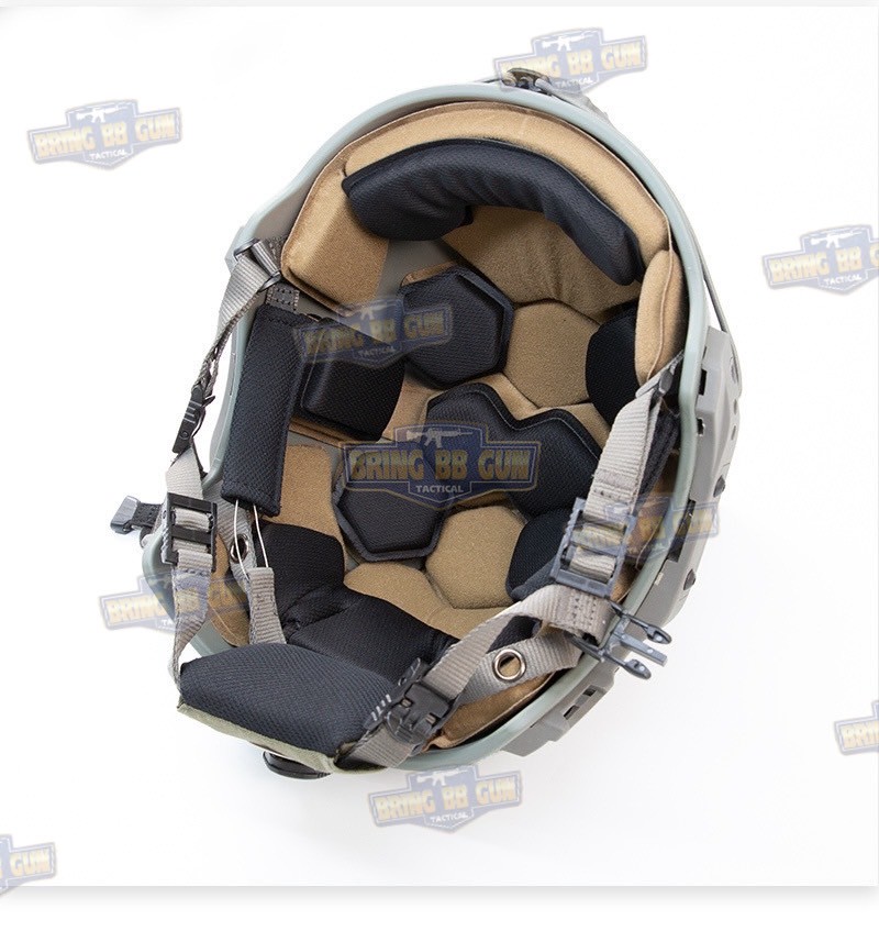 รองในหมวก ยี่ห้อ FMA แบบ Double Layer (เมมโมรี่โฟม) (รองในหมวก Exfil / Fast / SF Super High Cut / Mich ) (ฟองน้ำติดด้านในหมวก)