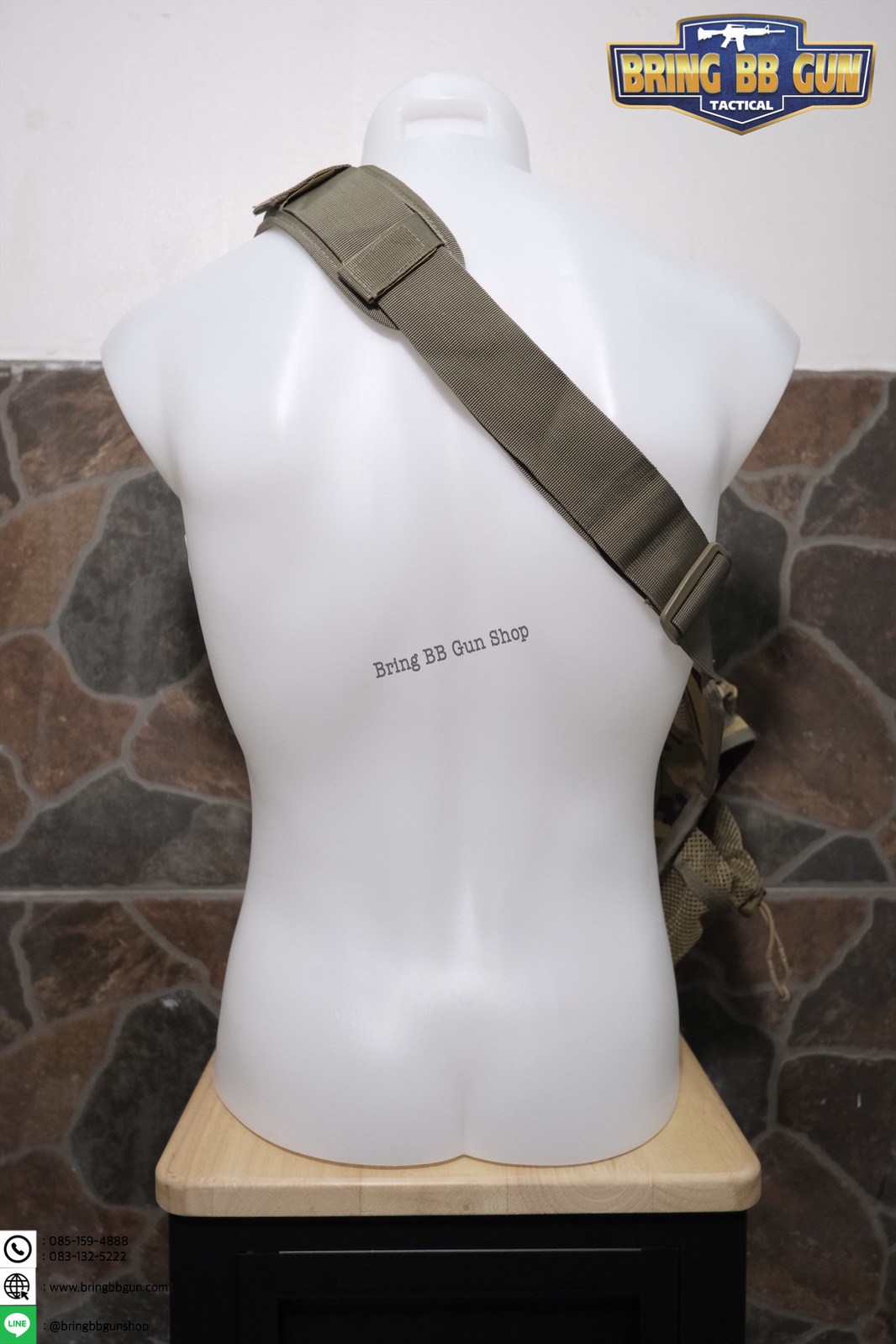 กระเป๋าสะพายข้าง-คาดอก รุ่น ทรงสามเหลี่ยม (เป้สะพายหลัง)