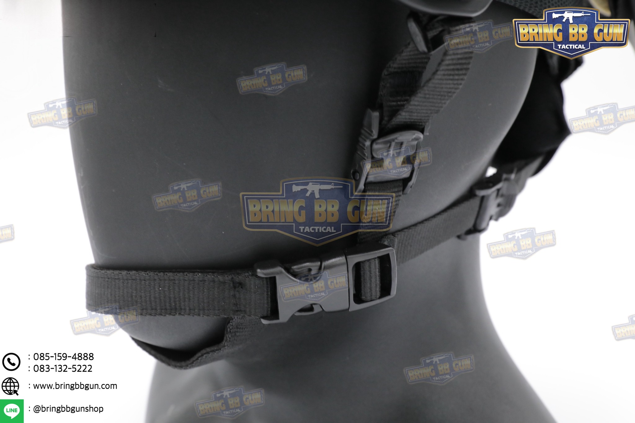 สายรัดคางปรับได้ ทรง EXFIL 3.0 (Exfil Helmet Boltless FIT Retention System) (EXFIL Tactical Helmet Suspension Hanging Strap BOA System Strap) (Team Wendy)