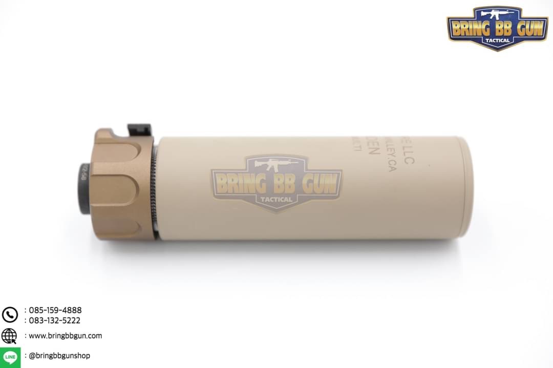 เก็บเสียง+ปลอกลดแสง ยี่ห้อ Surefire รุ่น Warden 5” (Warden Suppressor 5” & Warcomp)