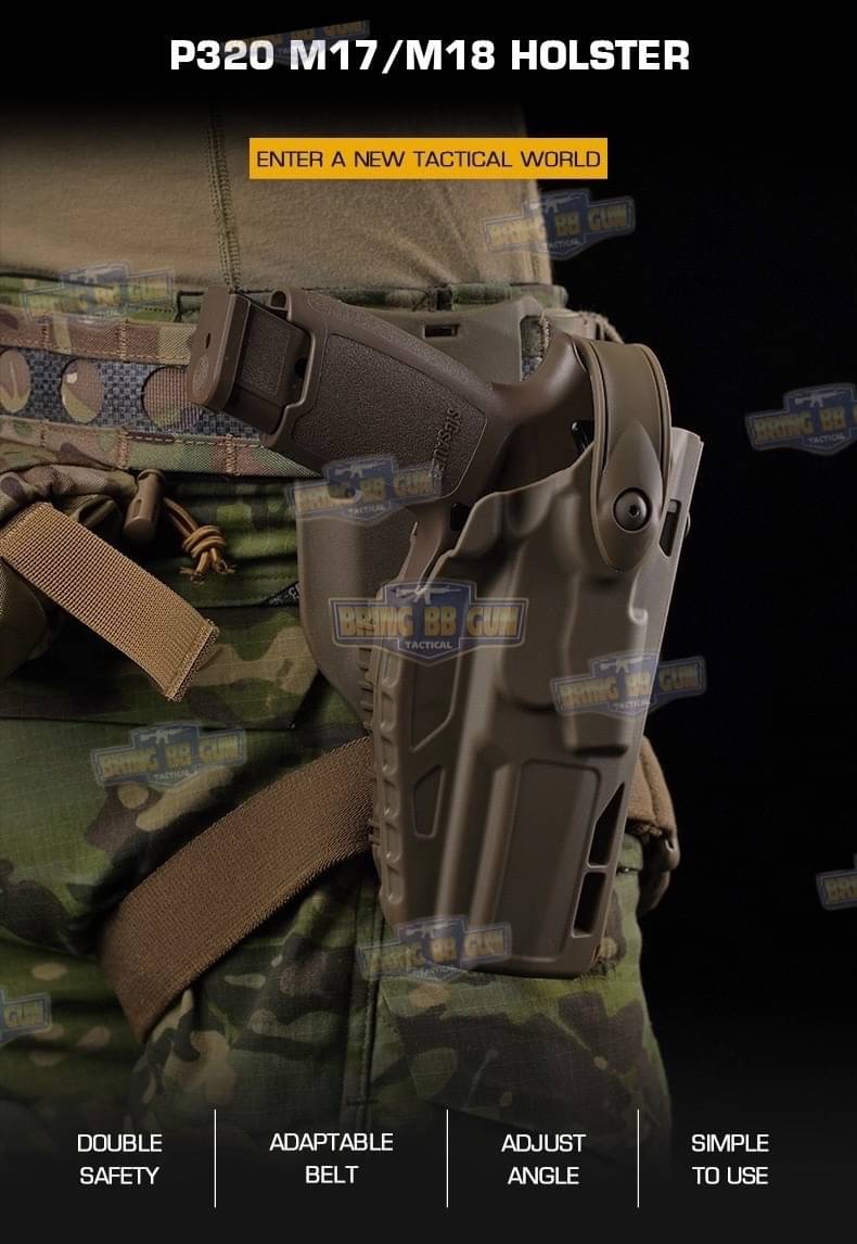 ซองปืนพกนอก Level 3 รุ่น Sig Sauer P320 (Level 3 Holster) (P320) (M17/M18)