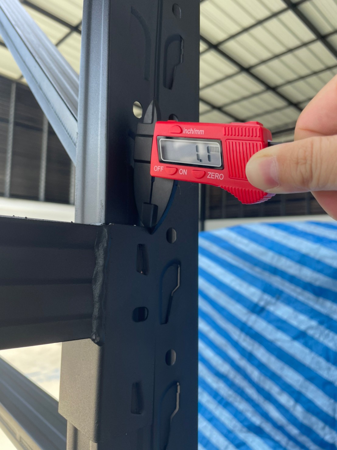 Micro Rack W200xD60xH200cm. (สีดำ) ชั้นเหล็กวางสินค้า