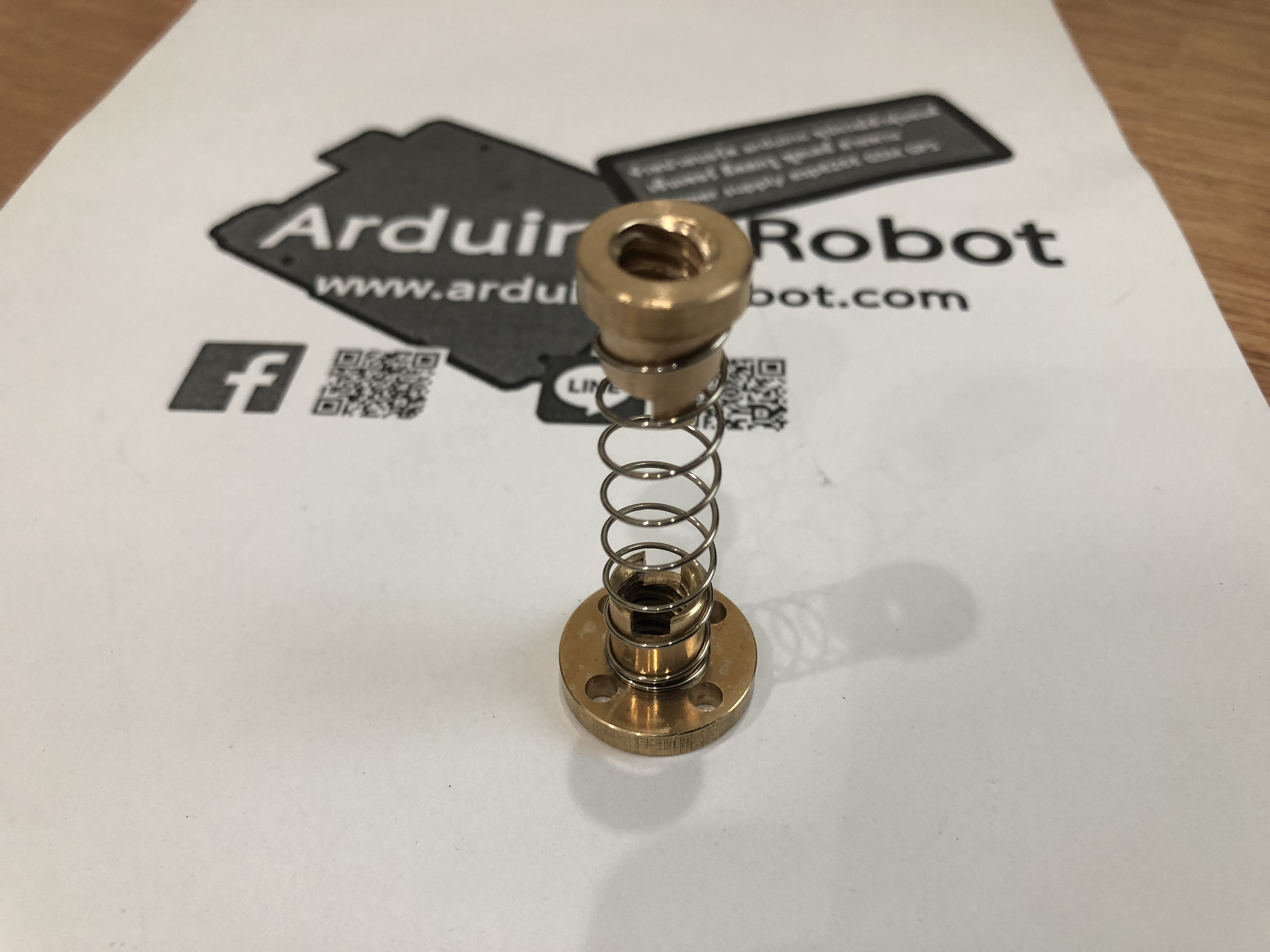 ANTI BACKLASH LEAD SCREW NUT for lead screw dia. 8mm, pitch 2mm, lead 8mm