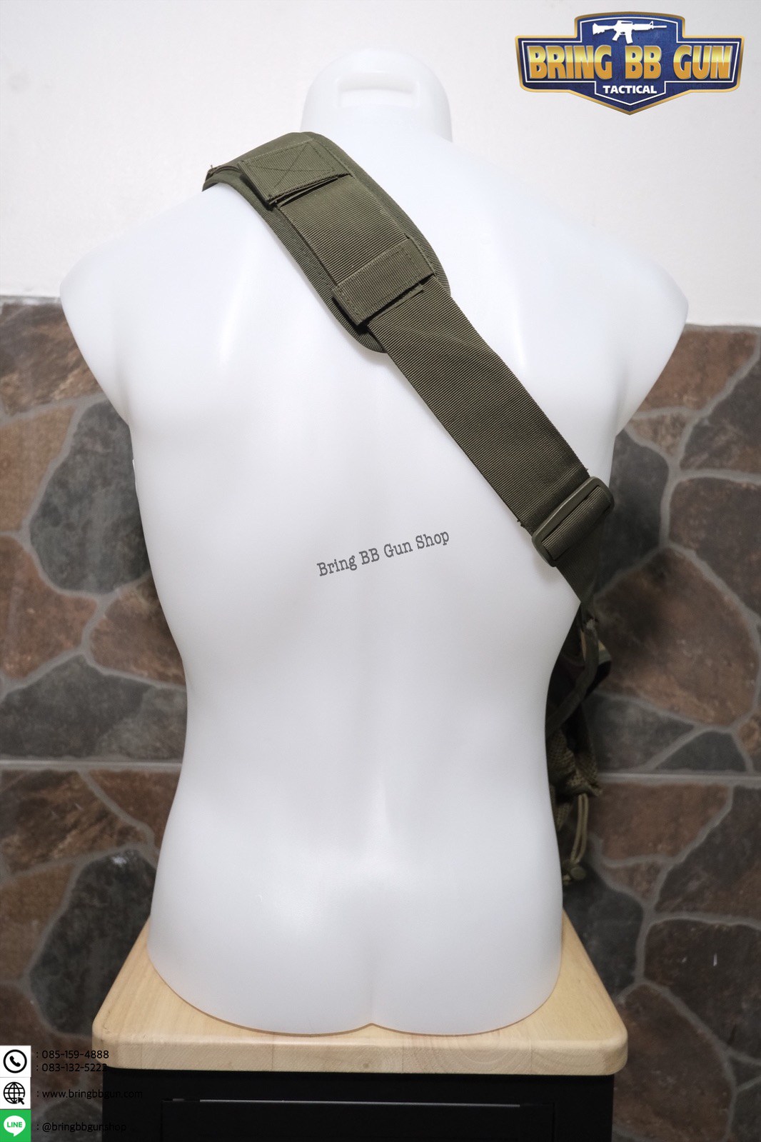 กระเป๋าสะพายข้าง-คาดอก รุ่น ทรงสามเหลี่ยม (เป้สะพายหลัง)