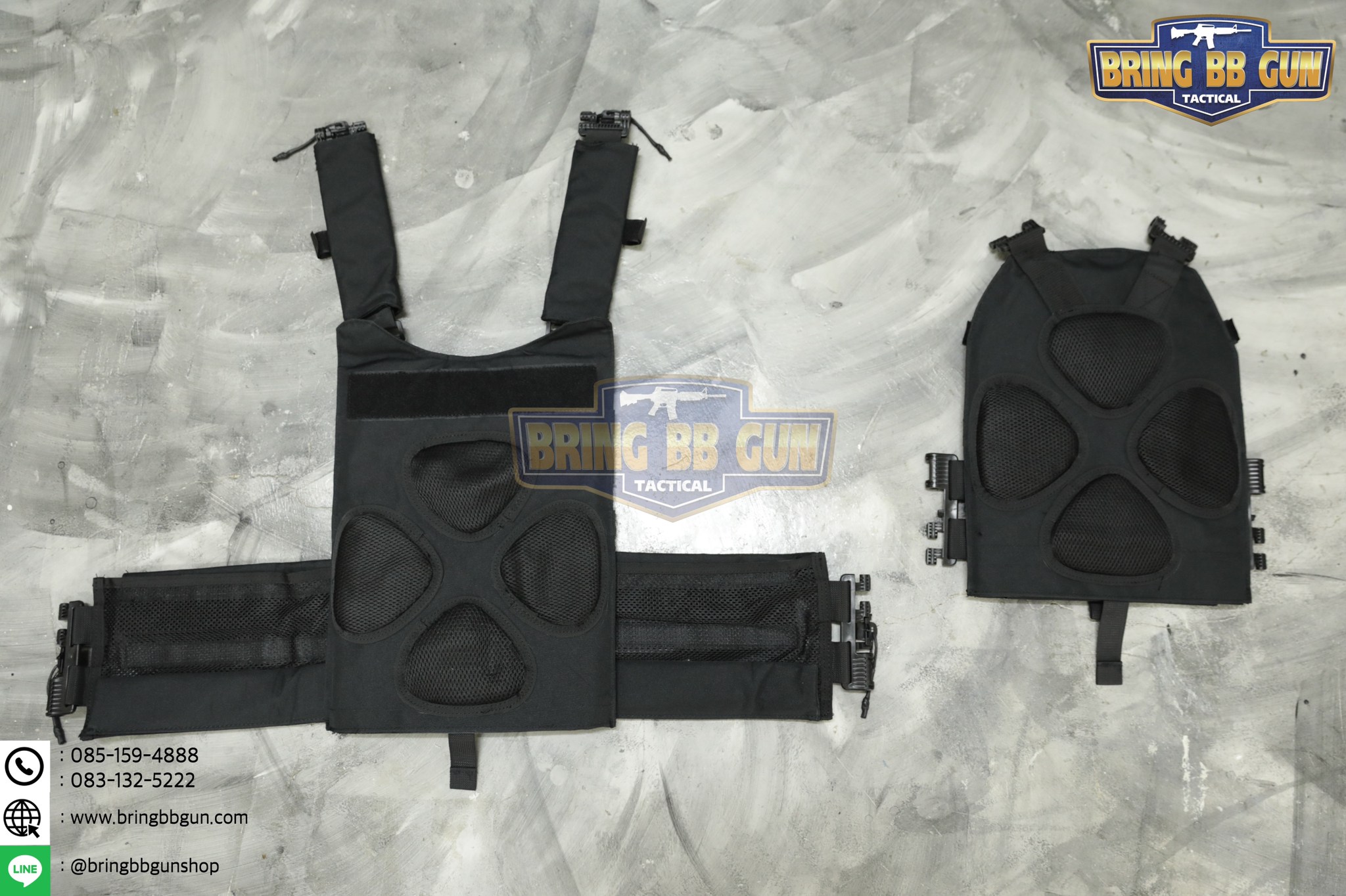 เสื้อเวส รุ่น 6094QD (ปลดไว) (เวส6094 ปลดไว4จุด) (เสื้อเกราะ #6094)