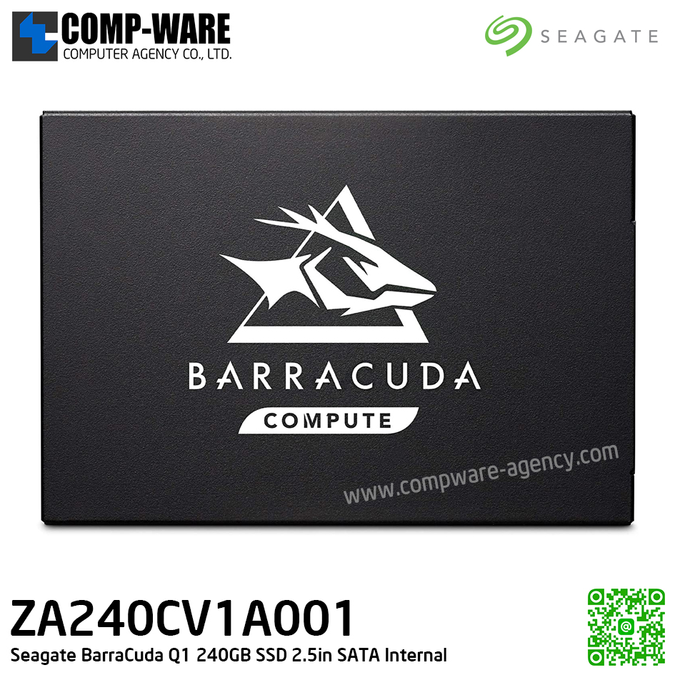 Seagate BarraCuda Q1 240GB SSD 2.5in SATA Internal Solid State Drive - ZA240CV1A001 (3Y warranty)