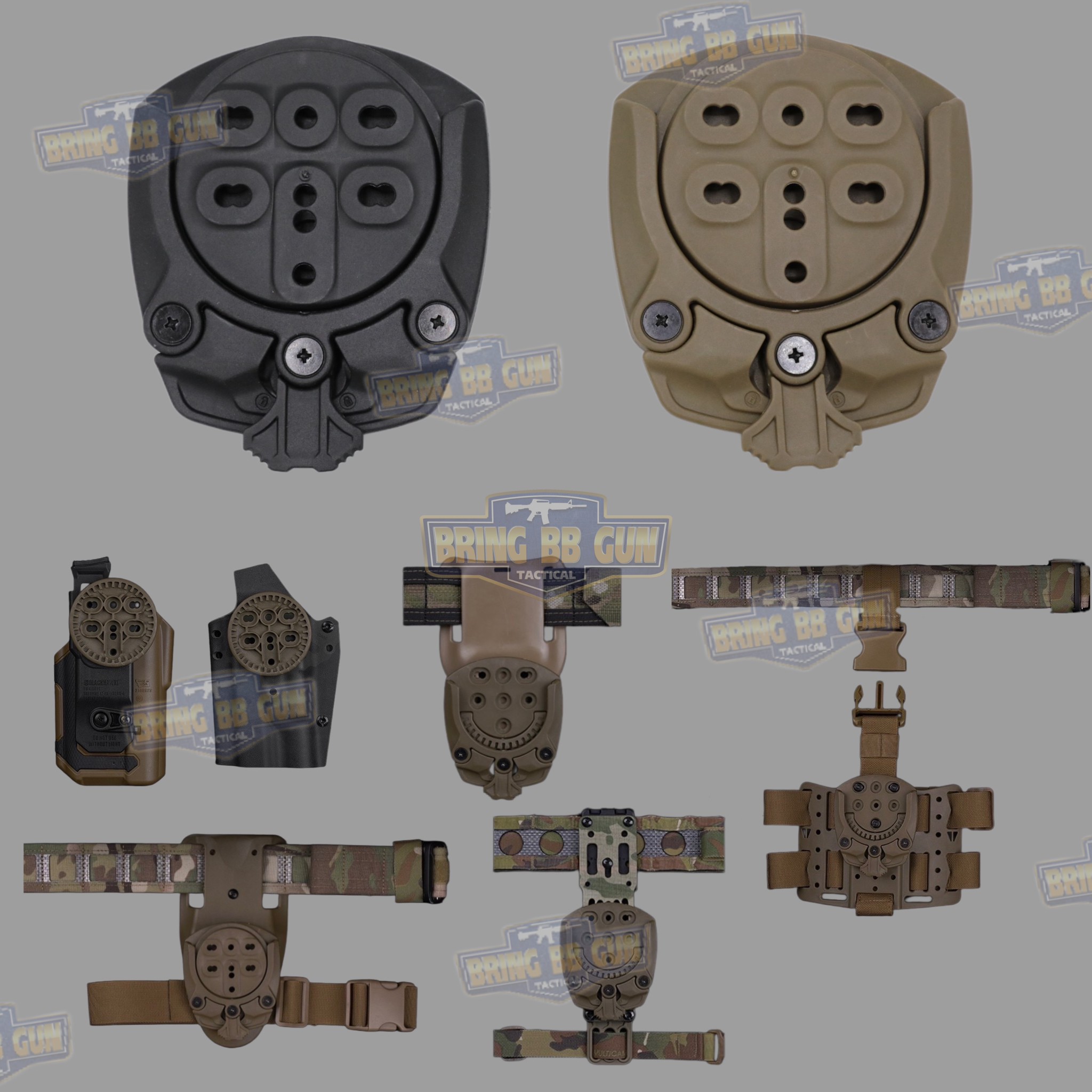 Adapter ปลดไวซองปืน BT TEK-MOUNT (360 Degree base adapter) (QUICK CONNECT MOUNTING SYSTEM) (Insert Disk and Receiver) (Blade)