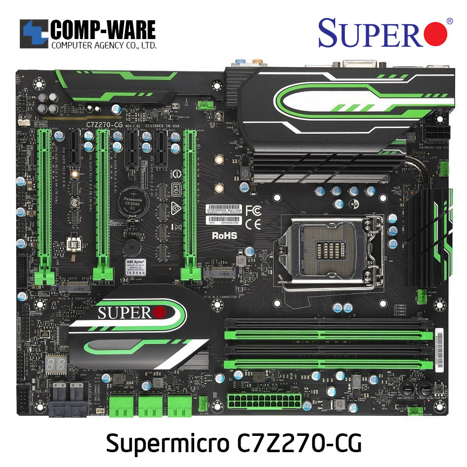 Supermicro C7Z270-CG Intel Z270 Chipset ATX Motherboard LGA1151 SUPERO CORE GAMING