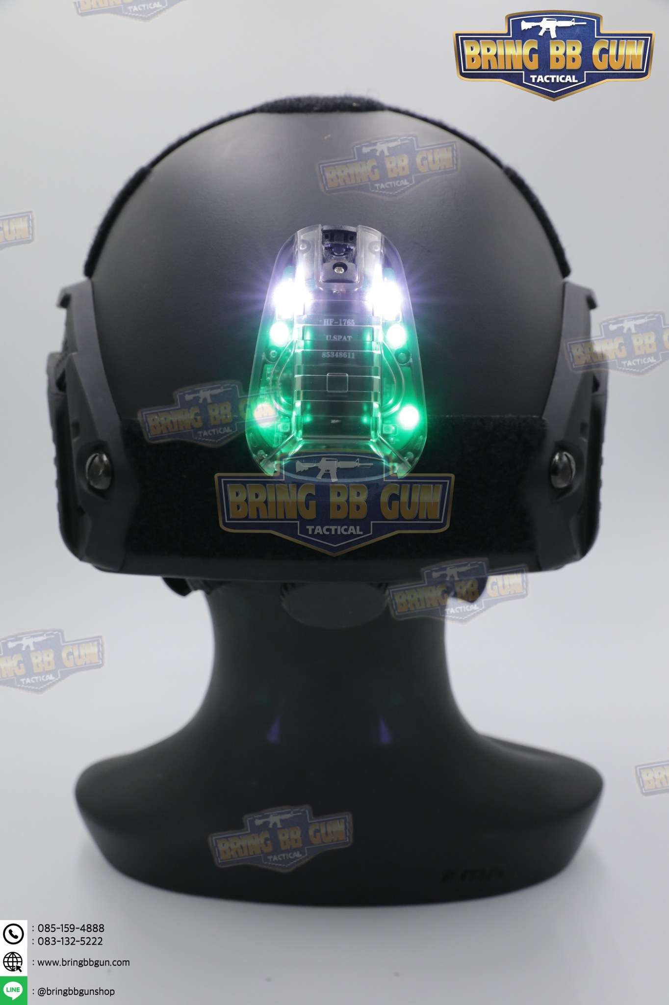 ไฟสำหรับติดหลังหมวก Hel-Star 6 Gen3 (ไฟติดหลังหมวกฟาส) (Hel-Star 6 Gen3 Helmet Light)