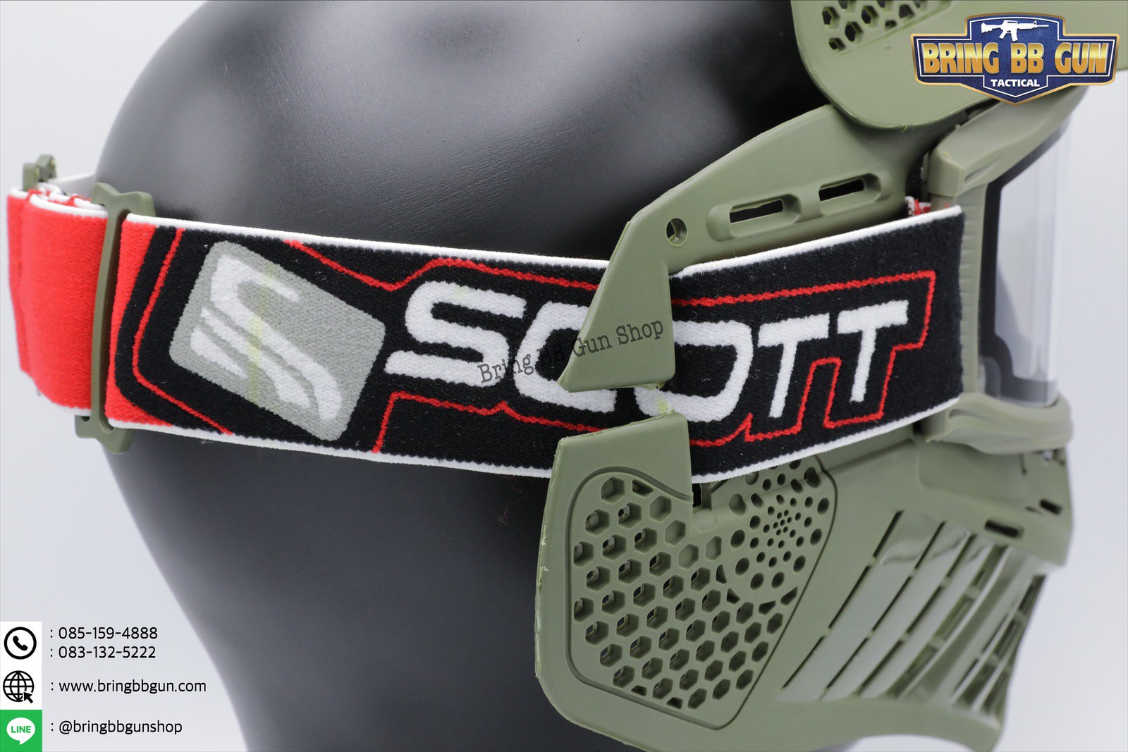 หน้ากาก Scott Mask เจน2 (รุ่นเลนส์สองชั้น)