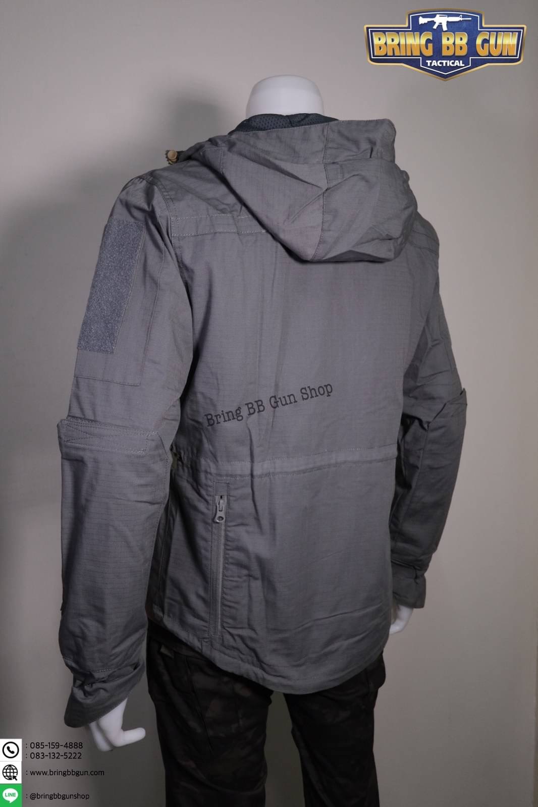 เสื้อกันหนาวมีฮู้ด ยี่ห้อ War Chief รุ่นผ้า2ชั้น (เสื้อ Jacket)