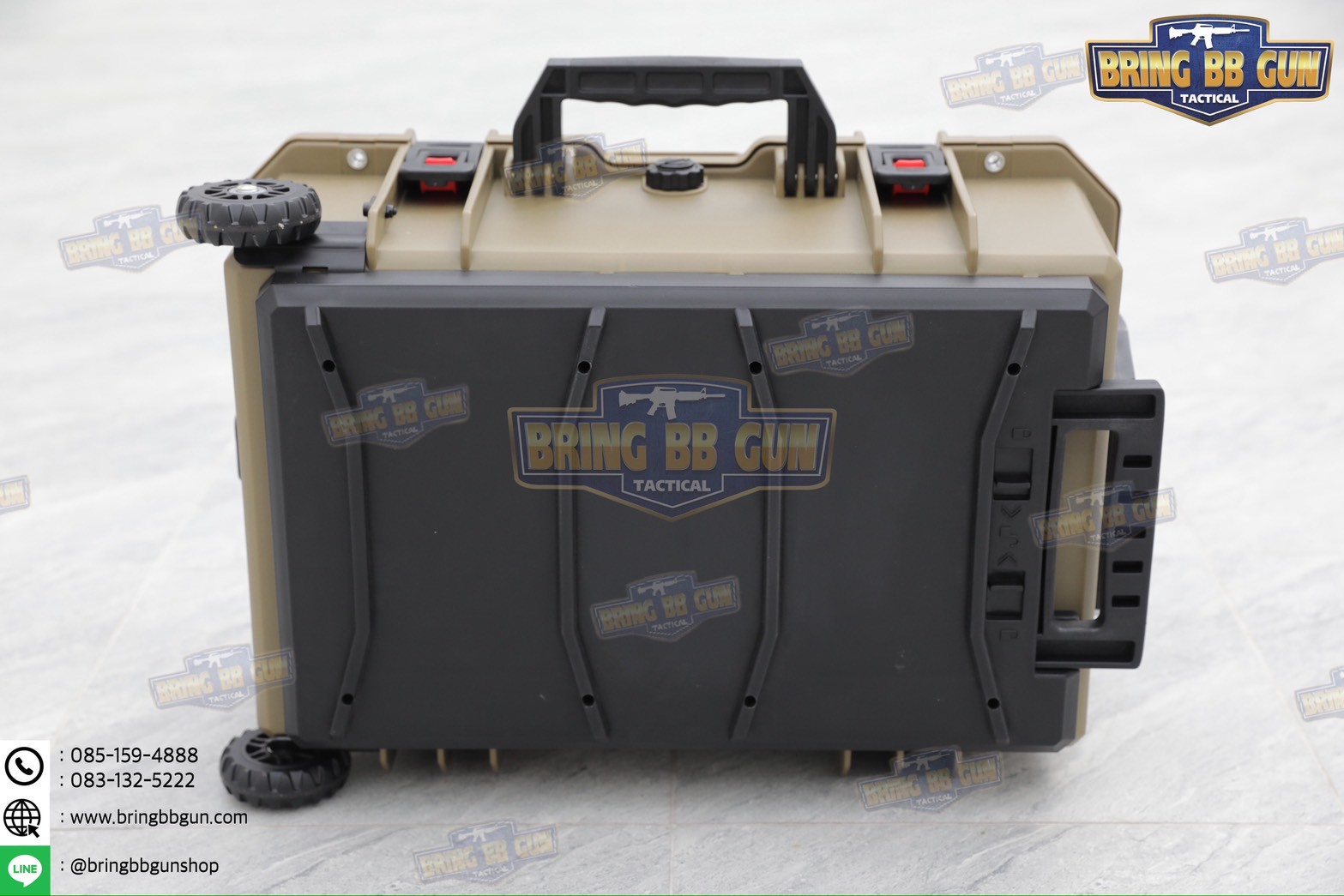 กล่องปืนสั้นแบบมีล้อลาก Plasma Case รุ่น P05 (SW1022C-R) (เคสกันกระแทรกแบบมีล้อลาก Plasma) (กล่องกันกระแทก)