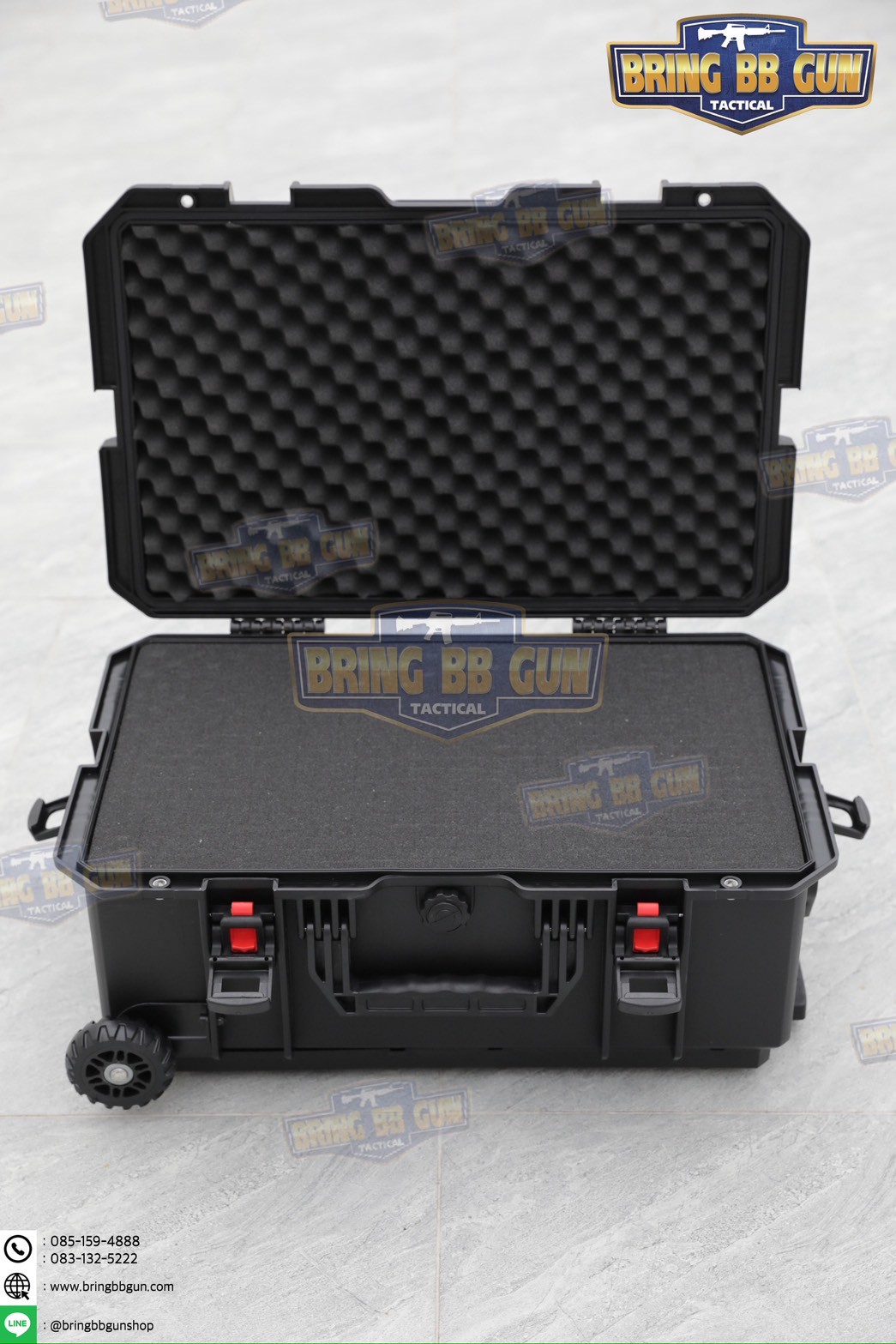 กล่องปืนสั้นแบบมีล้อลาก Plasma Case รุ่น P05 (SW1022C-R) (เคสกันกระแทรกแบบมีล้อลาก Plasma) (กล่องกันกระแทก)