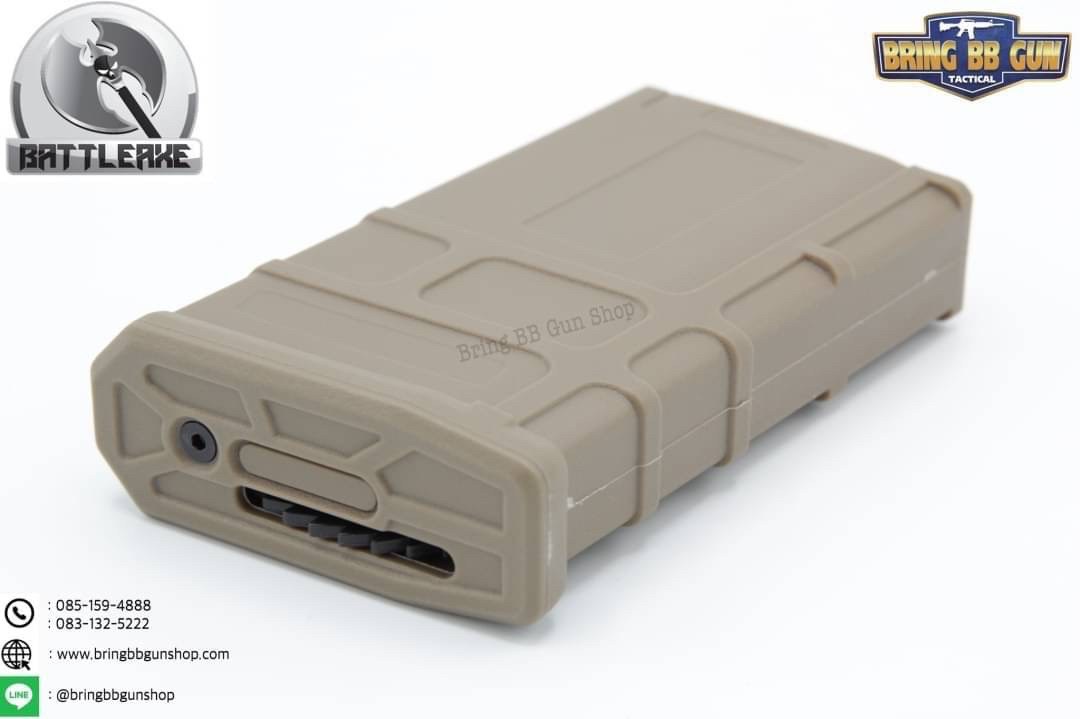 แม็กกาซีน M4 แบบปั่น ทรง P-mag (สั้น) (P-mag Mid-cap magazine)