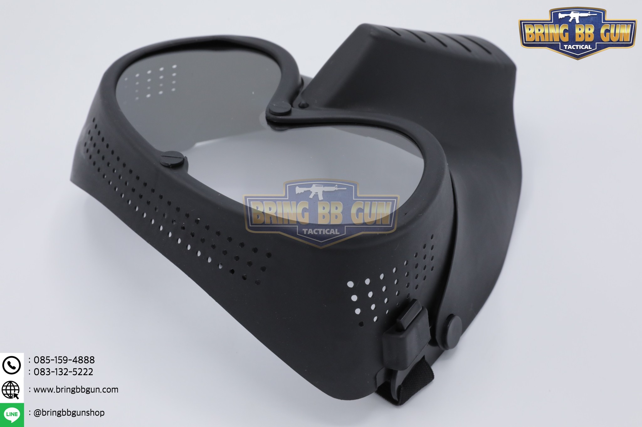 หน้ากากลิง มี2รุ่นให้เลือก รุ่นเลนส์กระจก รุ่นเลนส์ตระแกรง