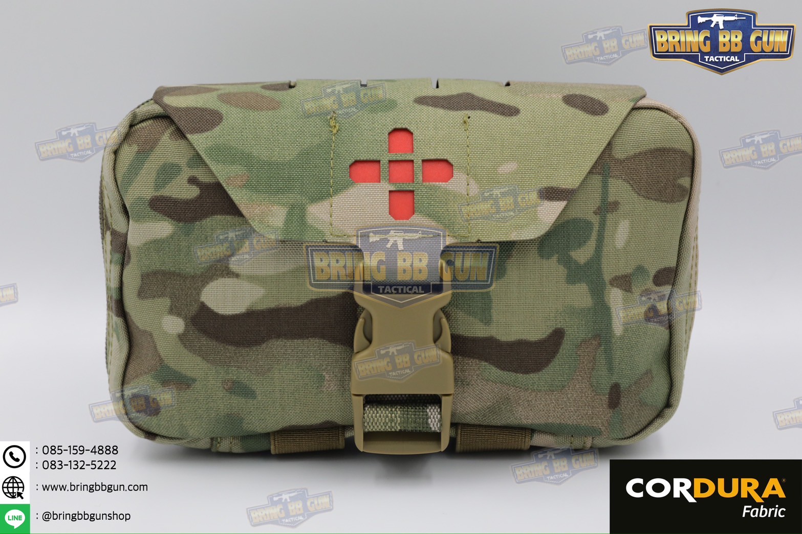 กระเป๋าพยาบาลสนาม B04 ทรง CT Resgear IFAK (แบบกระตุกไว) เพ้า IFAK รุ่น B04 (IFAK Pouch) (Medic Pouch)