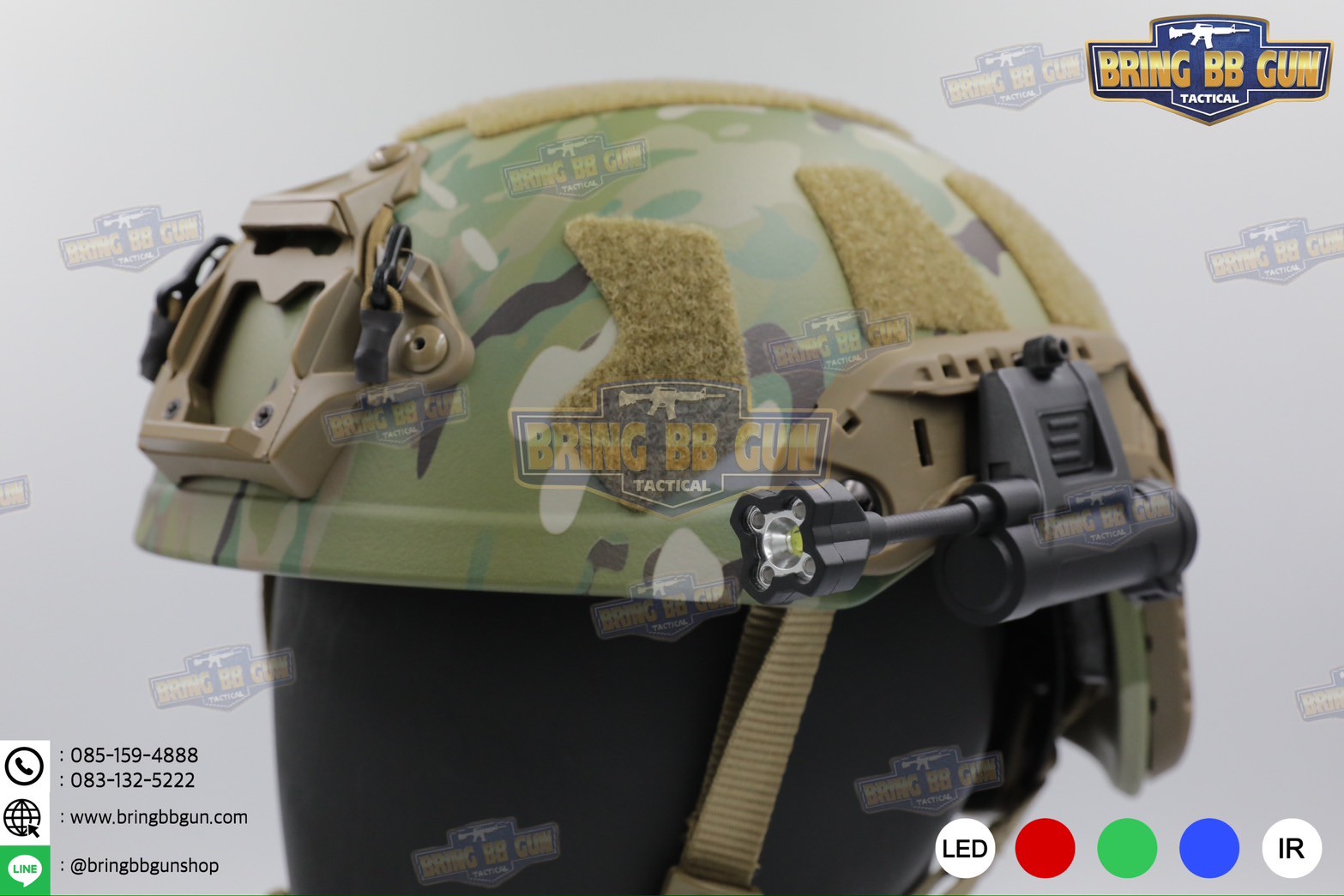 ไฟฉายติดหมวก MPLS Charge 4.0 (Military Helmet Light System) (ไฟฉายติดหมวกทรงPrinceton Tec)