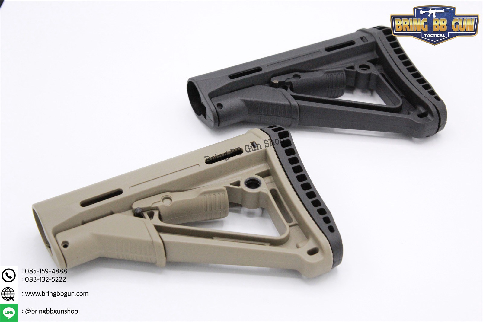พานท้าย ทรง Magpul CTR รุ่นยางหนา