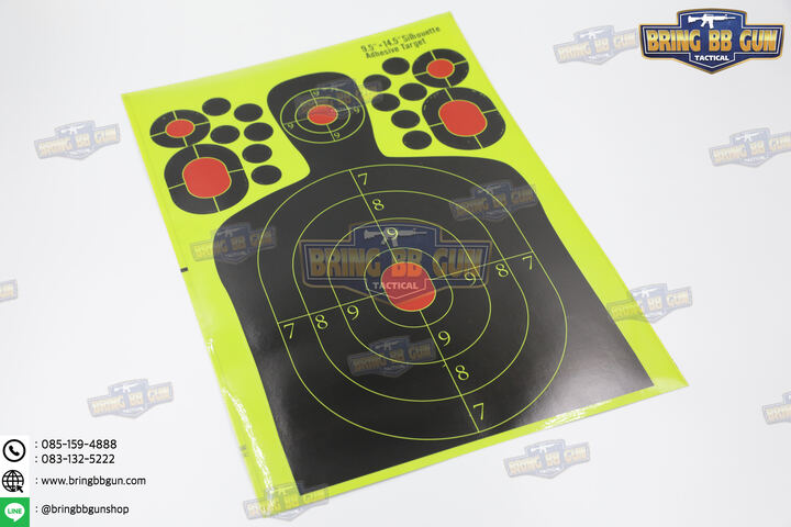 เป้ากระดาษ แบบสติ๊กเกอร์