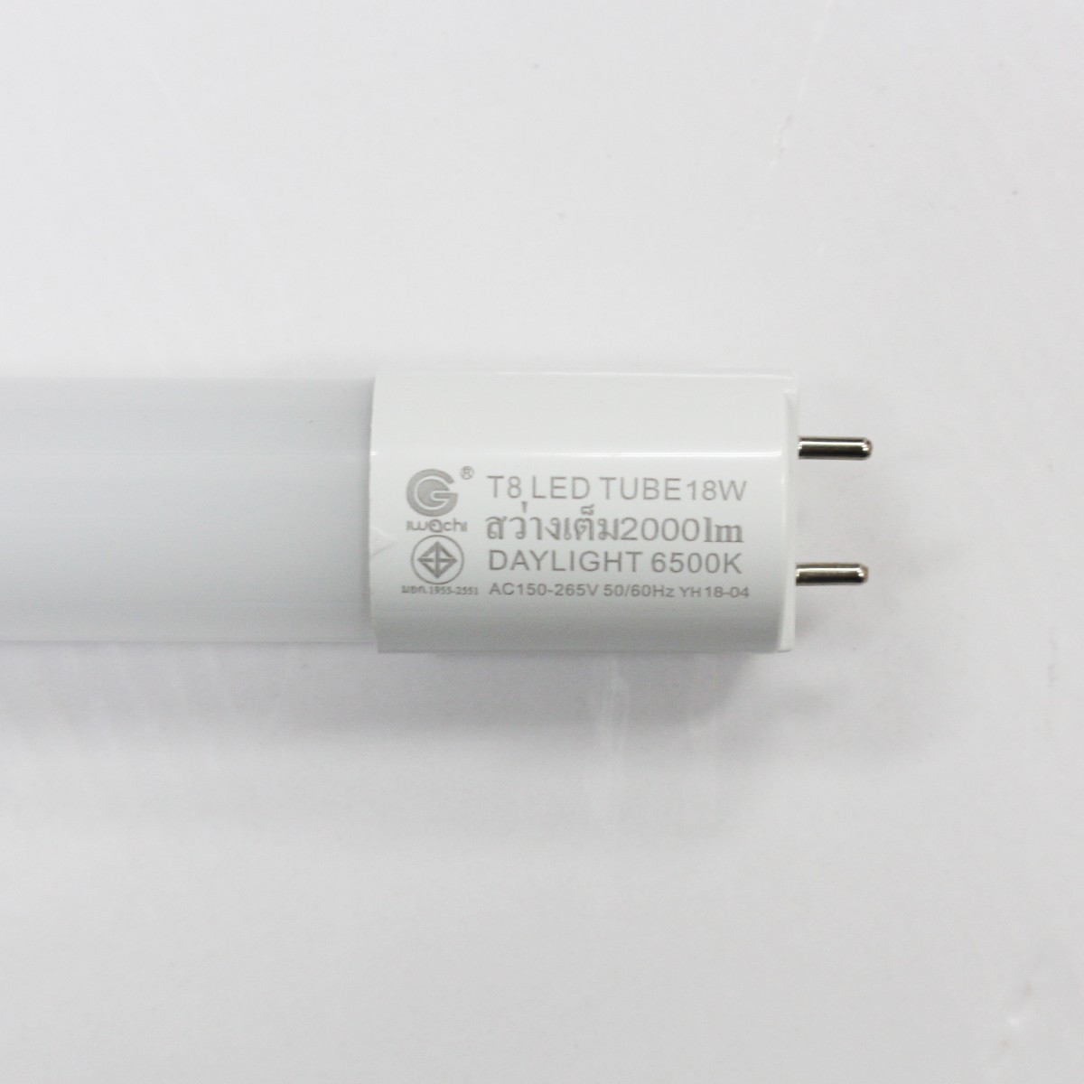 หลอดนีออน IWC-LED-T8-18W-2000LM-WH แสงขาว