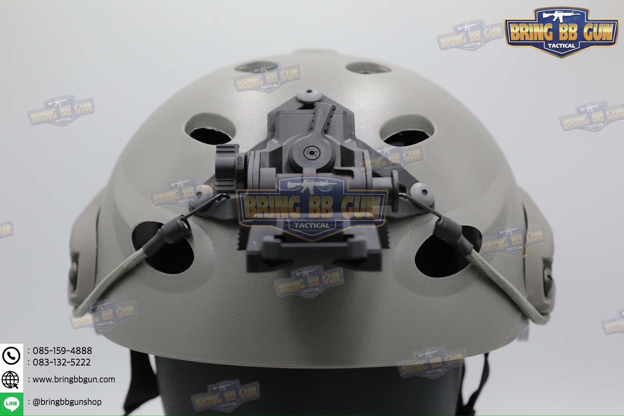 แป้นหน้าหมวกจับกล้องไนท์วิชั่น (Night Vision) รุ่น บอดี้พลาสติก (L4G69 NVG Mount) (FIXED NIGHT VISION GOGGLE MOUNT) (Night Vision Goggle Mount)