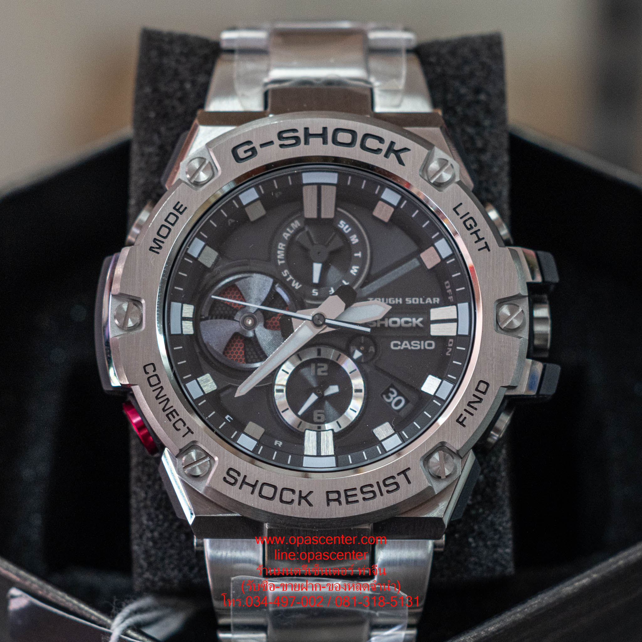 Casio G-SHOCK GST-B100D-1A เชื่อมบลูทูธ มือสอง สภาพใหม่เอี่ยม ยกกล่อง มีใบรับประกัน ถึง 10/2025
