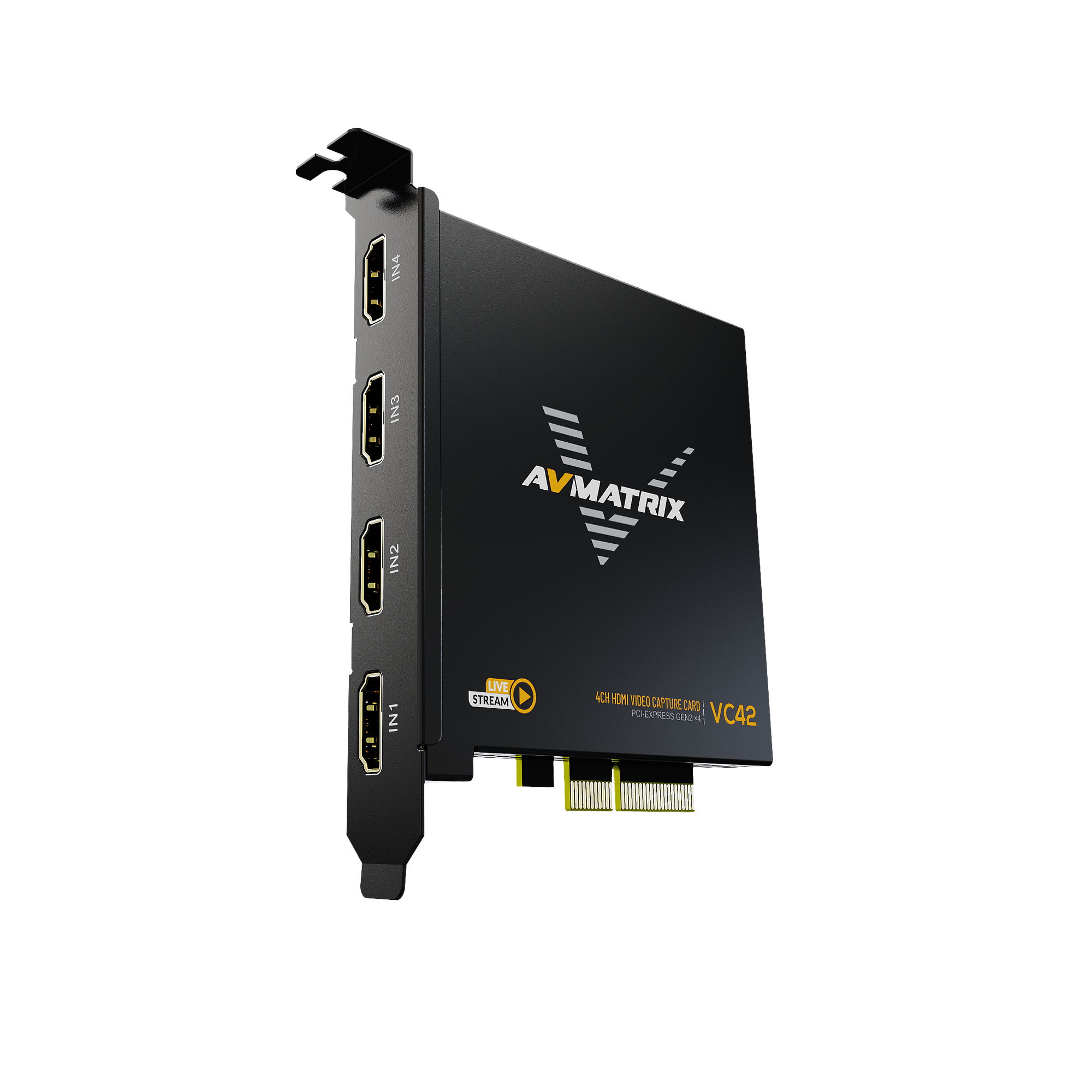 AVMATRIX VC42 การ์ดแคปเจอร์ 4 ชาแนล HDMI