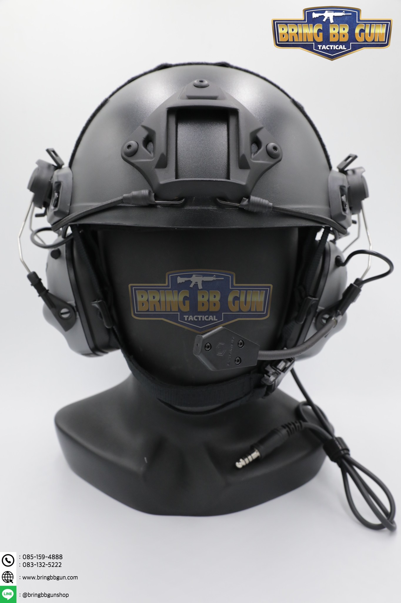 Helmet Rail Suspension Bracket (อแดปเตอร์ขาจับหูฟังใส่รางข้างหมวกฟาส)