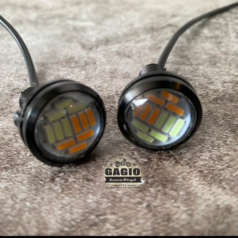 ไฟเลี้ยวตาแมว 2 ระบบ วินเทจ Custom ได้ทุกรุ่น