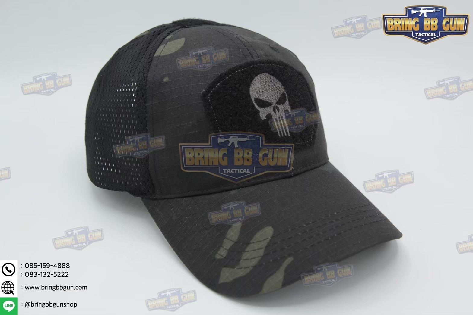 หมวกแก๊ป Punisher (หมวก Cap กะโหลก)