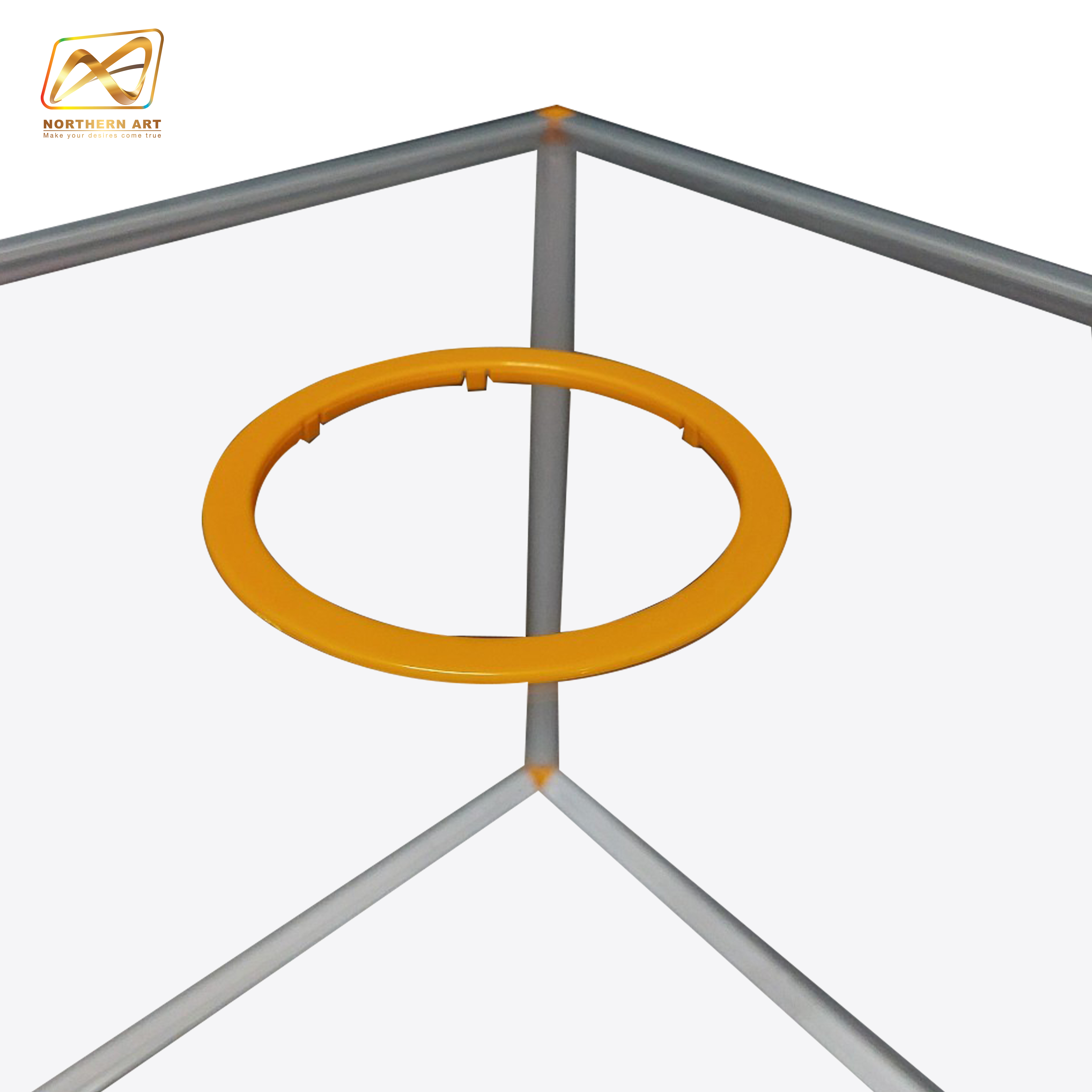 กล่องจับรางวัล กล่องพลาสติกใสจับรางวัล ขนาด 40x40 ซม. ขอบอะลูมิเนียม ถอดประกอบได้ (ราคาไม่รวมลูกบอล)