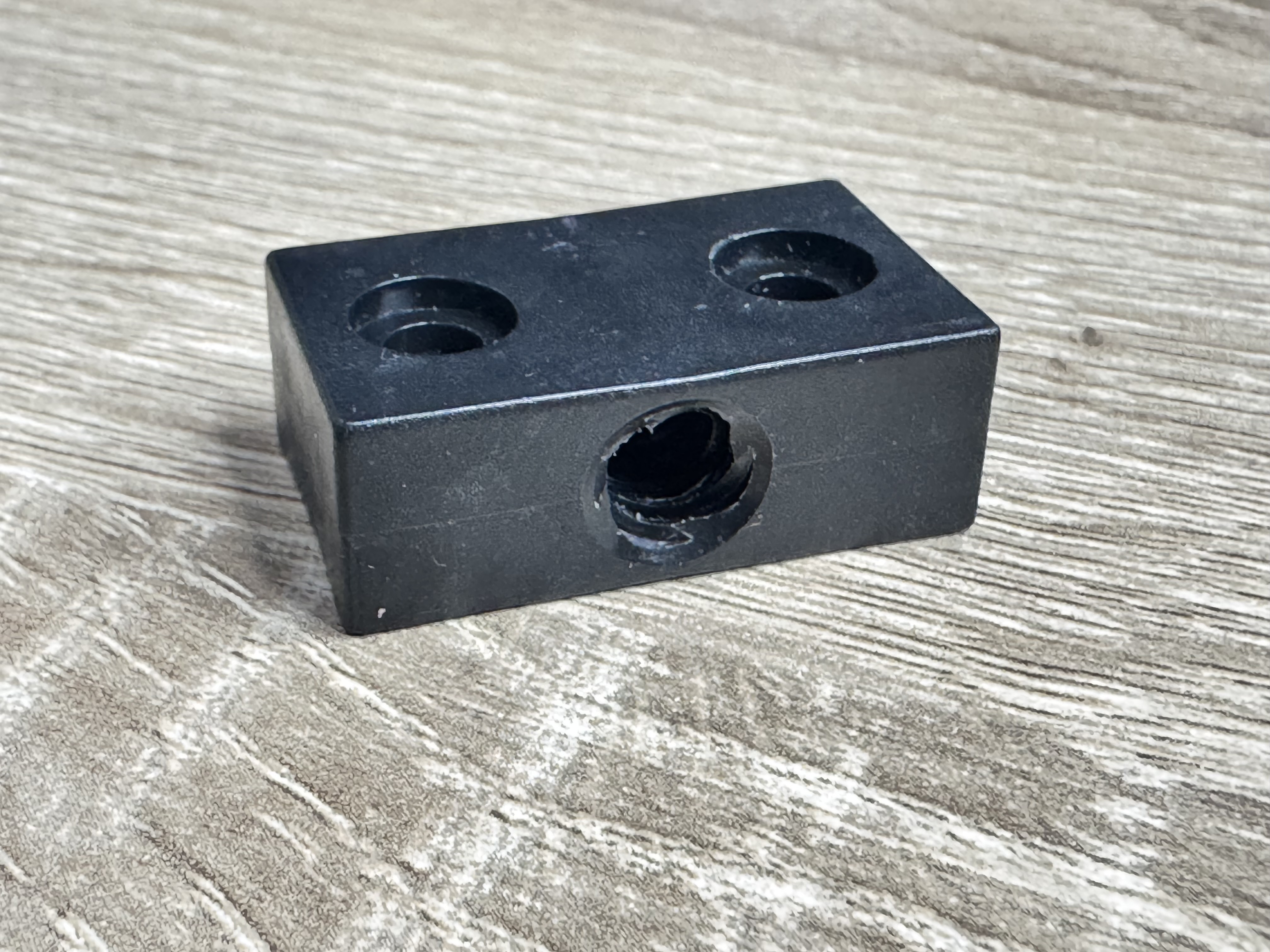 Fixed Block Anti Backlash POM Nut For T8 Trapezoidal Pitch 2 Lead 8