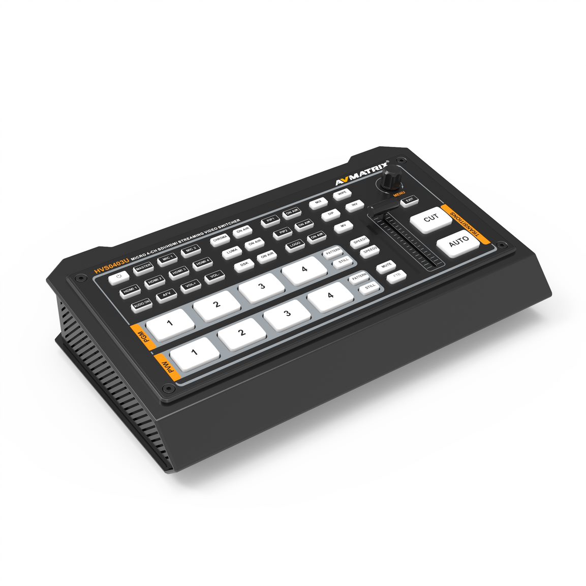 AVMatrix HVS0403U SDI และ HDMI วิดีโอ สวิตเชอร์