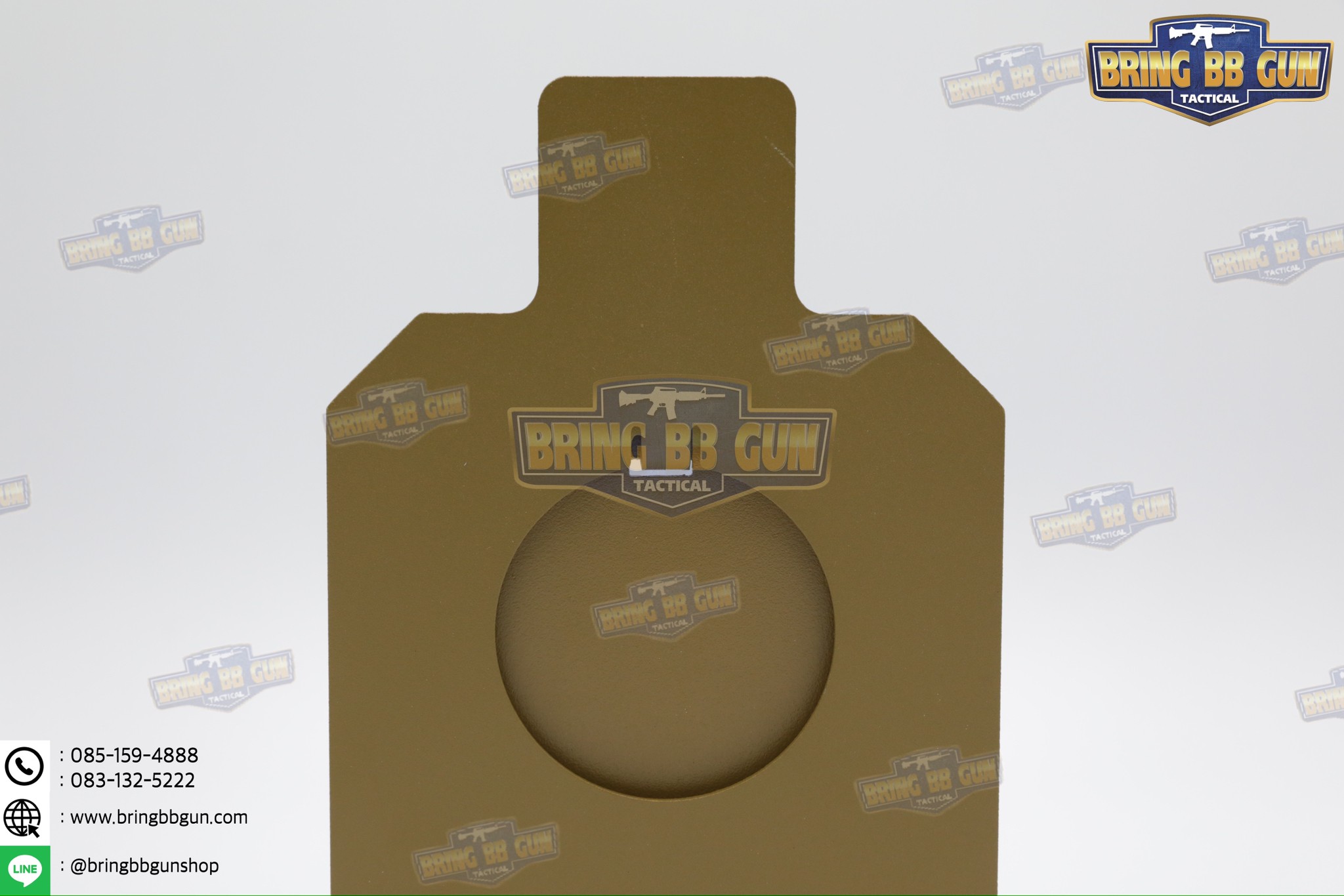 เป้าเพลทเหล็กสำหรับฝึกซ้อมยิงปืนบีบีกัน รุ่น B03 (เป้าซ้อมยิงรูปคนจิ๋ว)