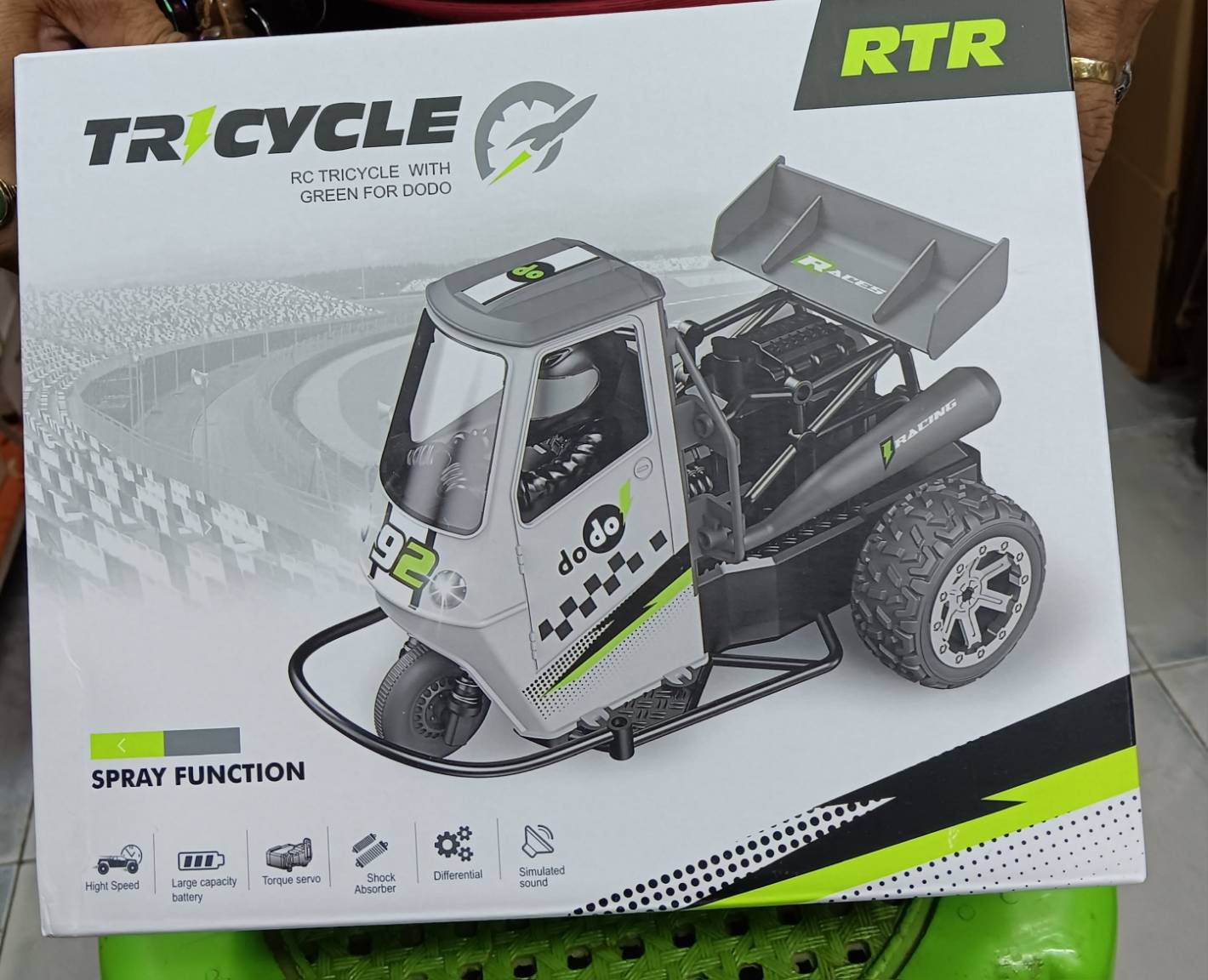 Car Radio Control RC รถบังคับวิทยุ สามล้อ Dodo Car RTR พร้อมเล่น