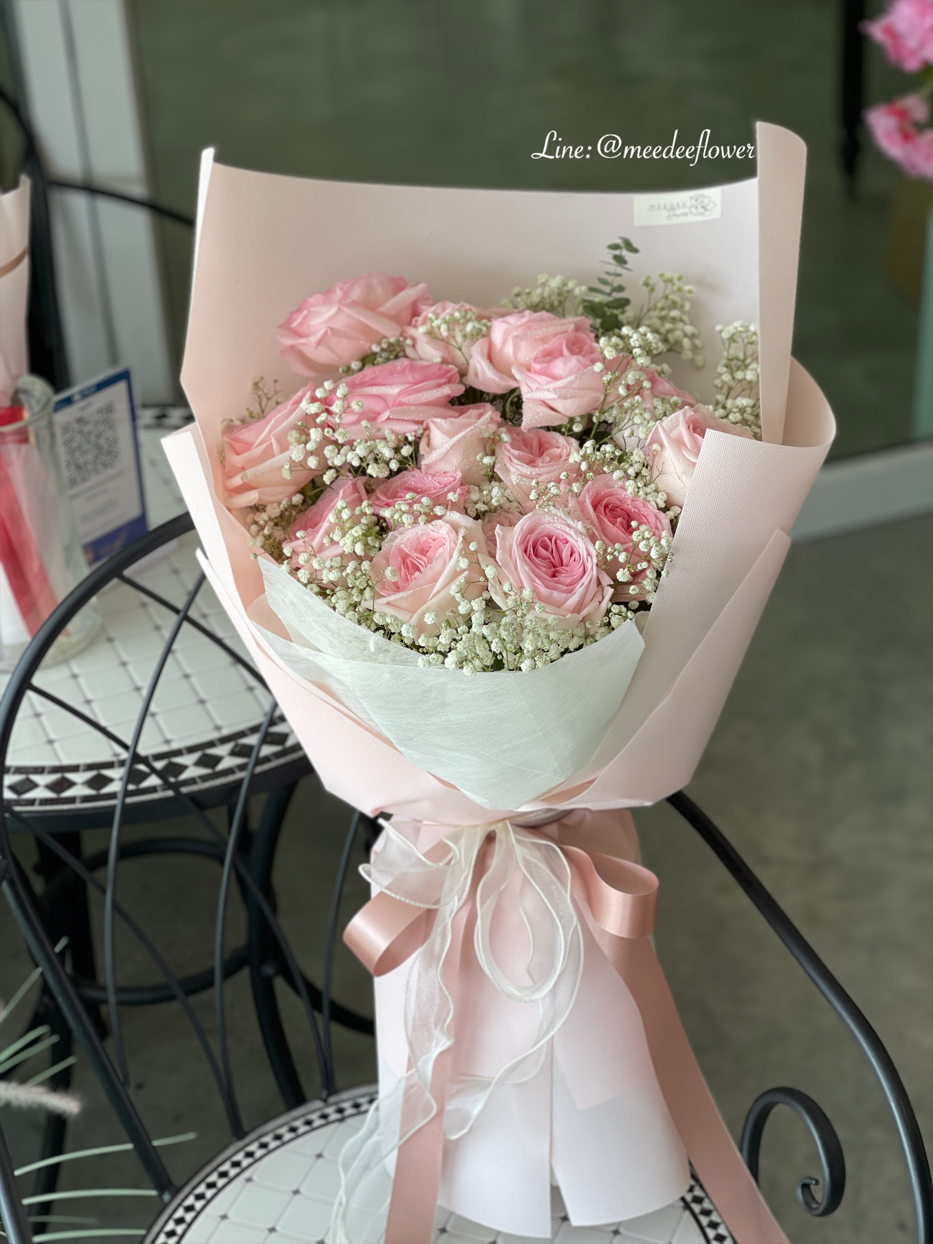 ช่อดอกไม้ ช่อดอกกุหลาบ